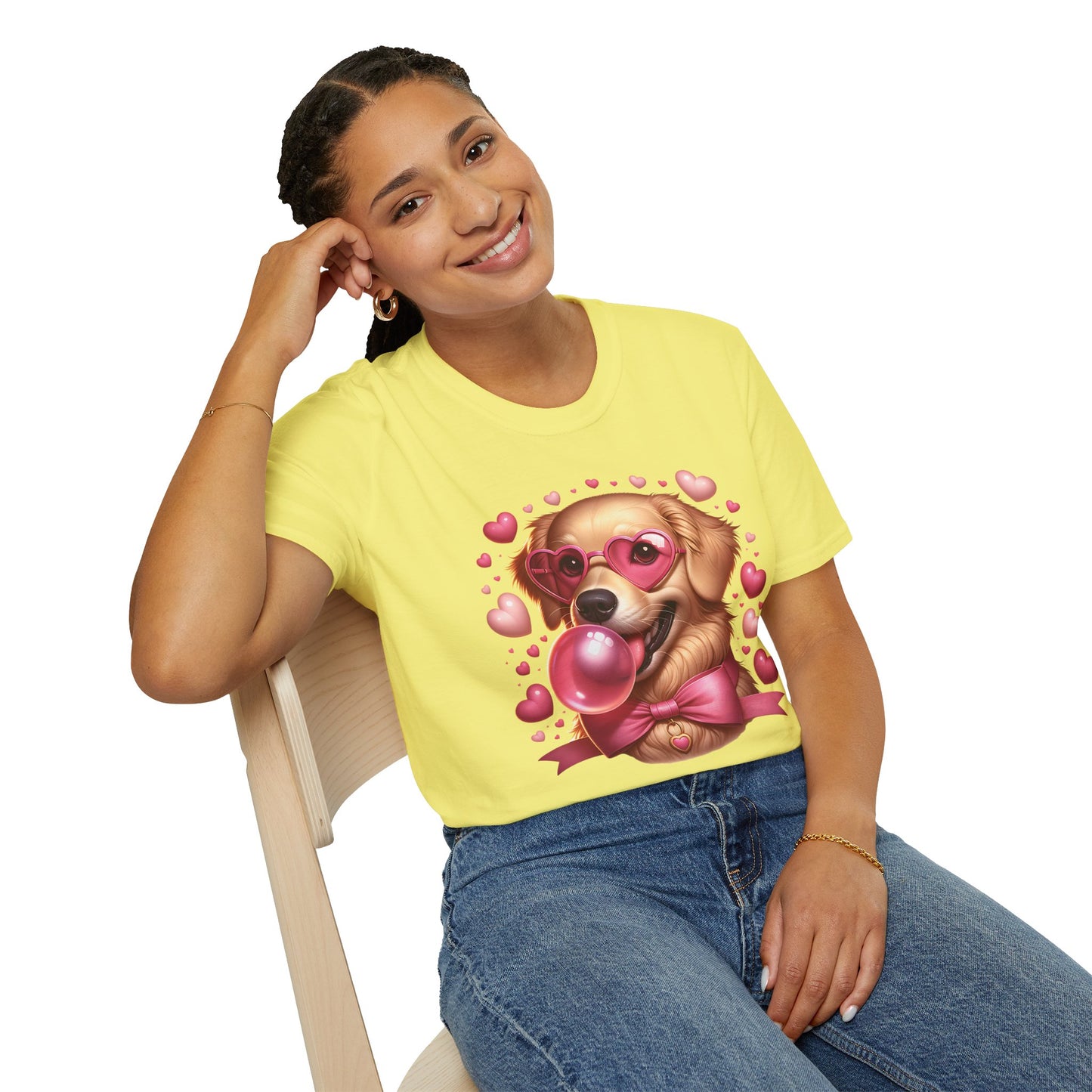 Golden Retriever Love Tee | Softstyle Comfort for Dog Lovers, Valentineās Day & Everyday Joy