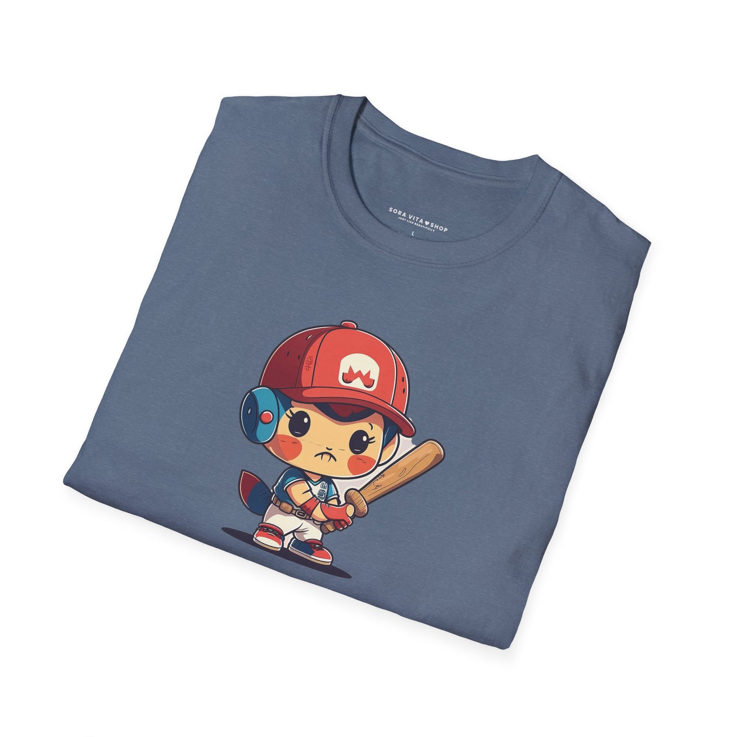 Cute Baseball Kid Softstyle Tee ⚾ | Playful Unisex Comfort for Sports Lovers, Summer Fun & Everyday Joy