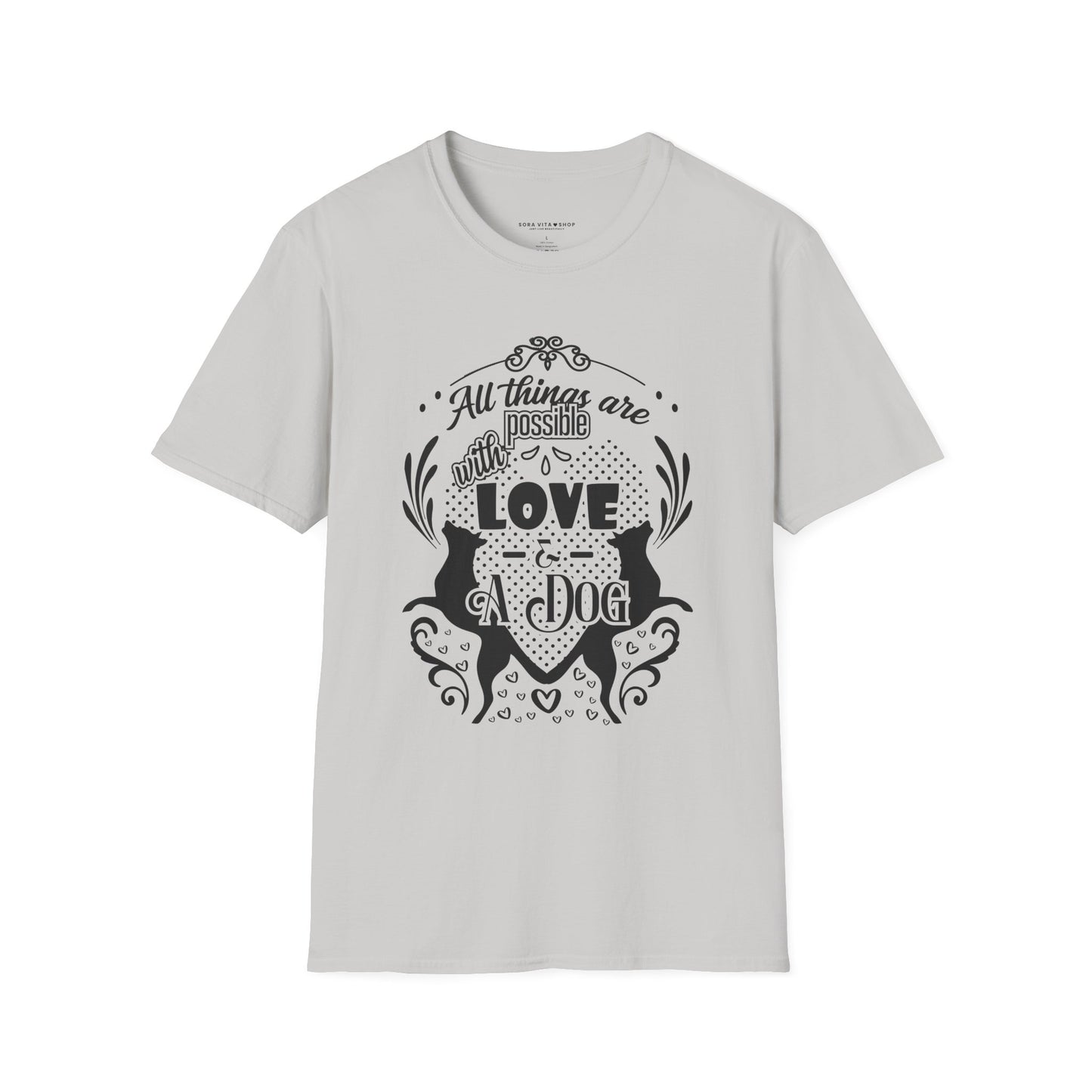 Dog Lover’s Quote Tee | Softstyle Comfort for Pet Parents, Dog Walkers & Everyday Animal Lovers