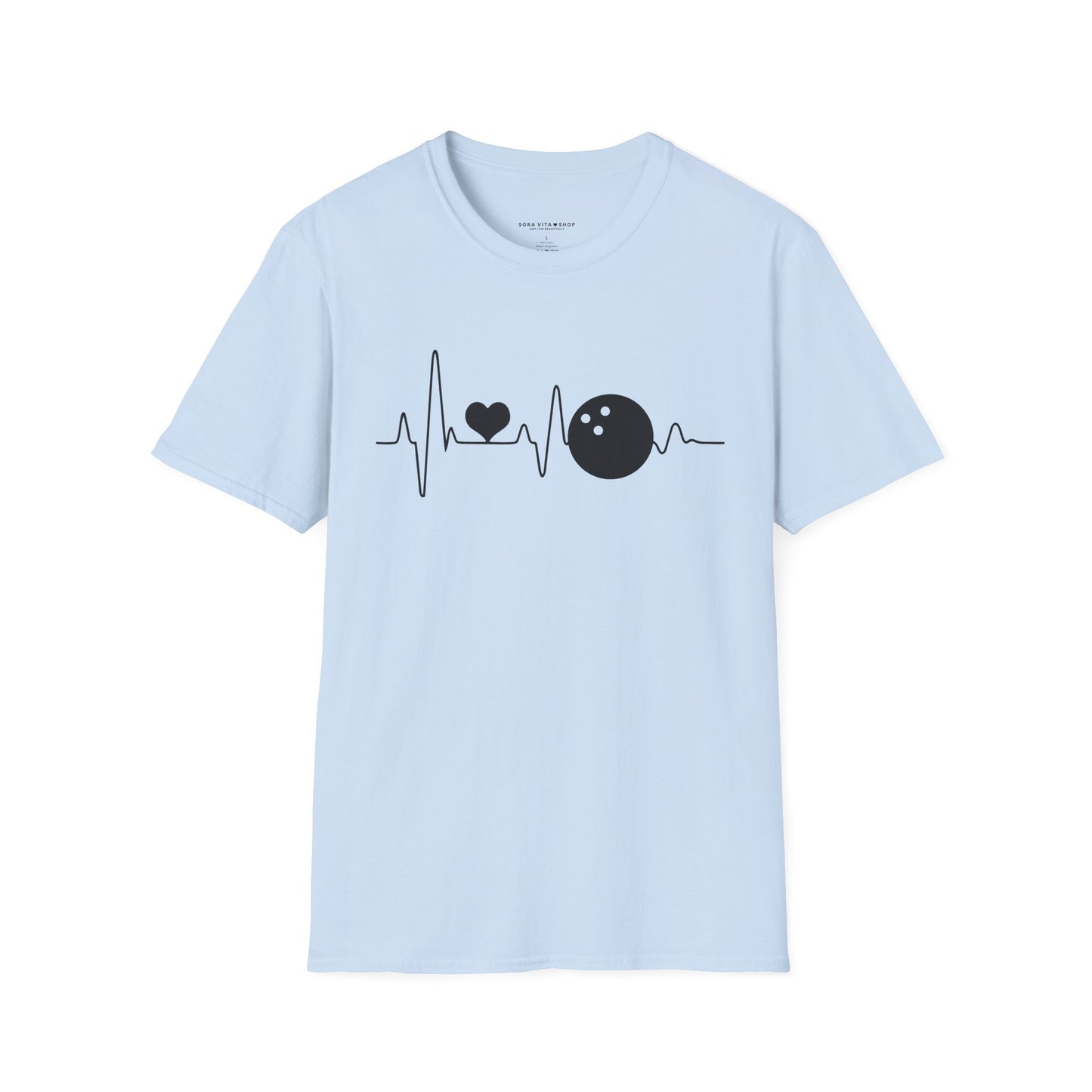 Heartbeat Bowling Softstyle Tee – All‑Day Comfort, Game‑Day Energy, Perfect Gift for Bowlers & Alley Legends