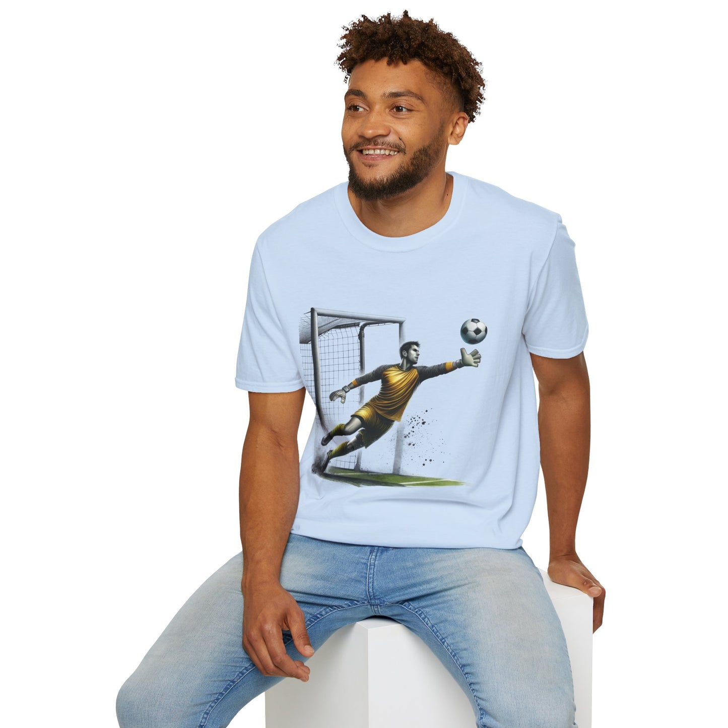 Goalkeeper Soccer Softstyle Tee – Bold Game‑Day Energy, All‑Day Comfort, Perfect Gift for Football Fans & Sports Lovers