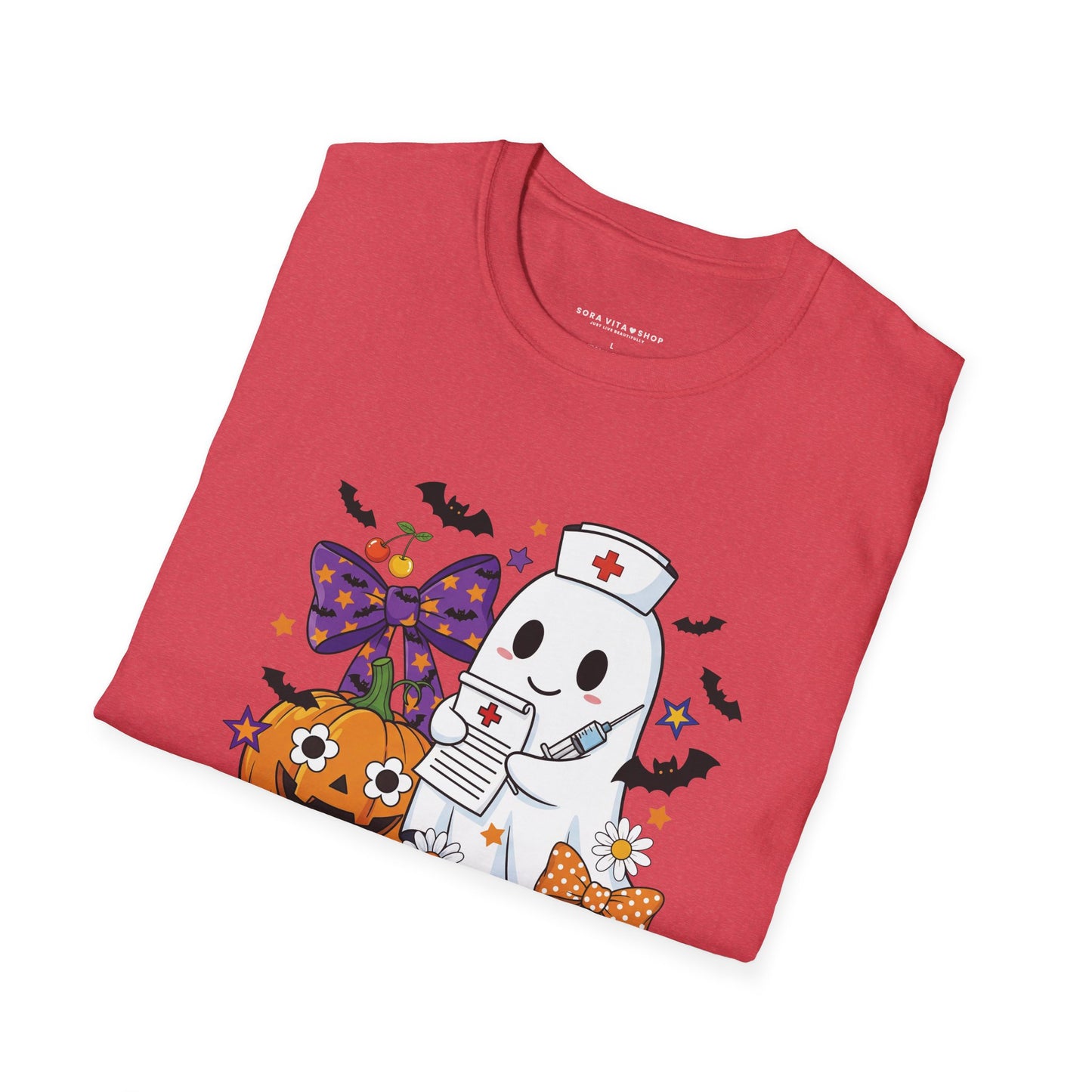 Halloween Ghost Tee – Cute & Spooky Unisex Shirt for Trick‑or‑Treat Fun and Fall Festivities