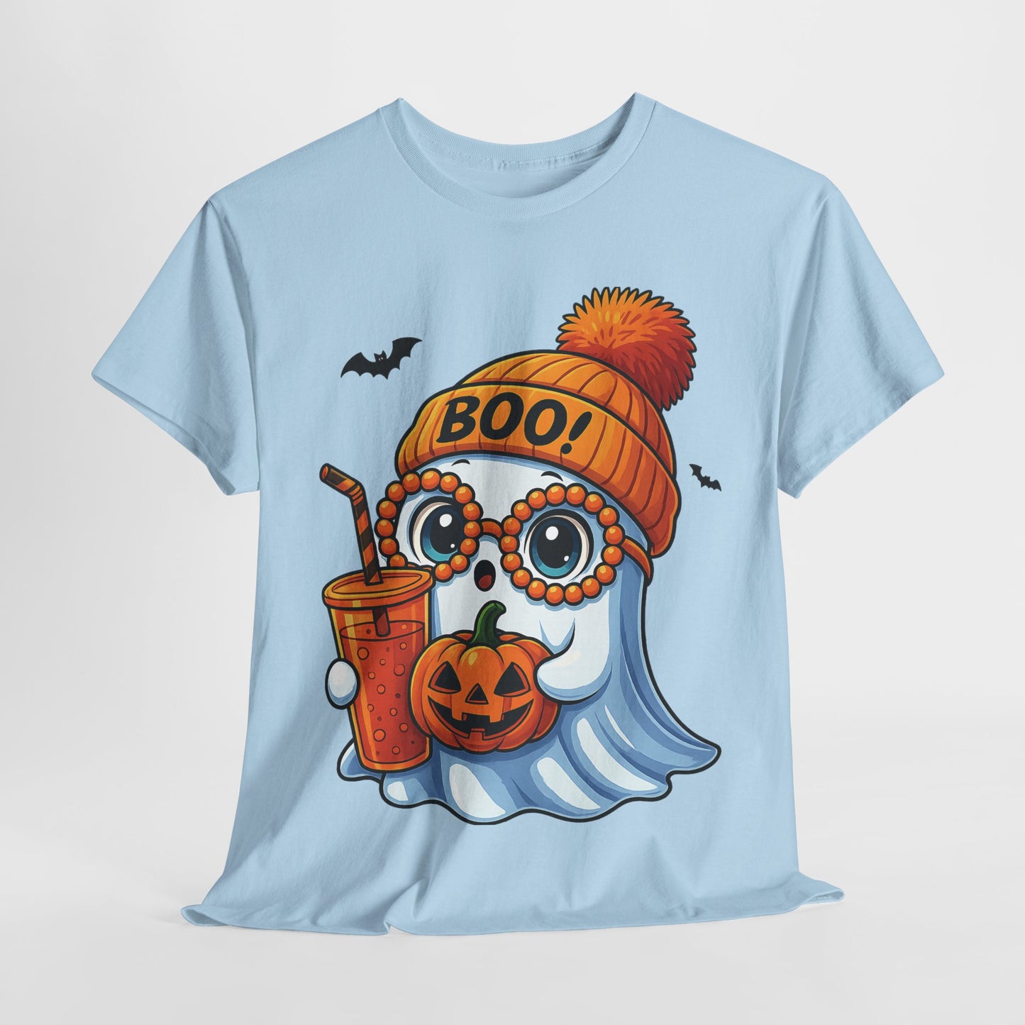 Boo‑tiful Ghost Halloween Tee 👻 | Spooky‑Cute Unisex Heavy Cotton Comfort for Fall Fun & Festive Vibes