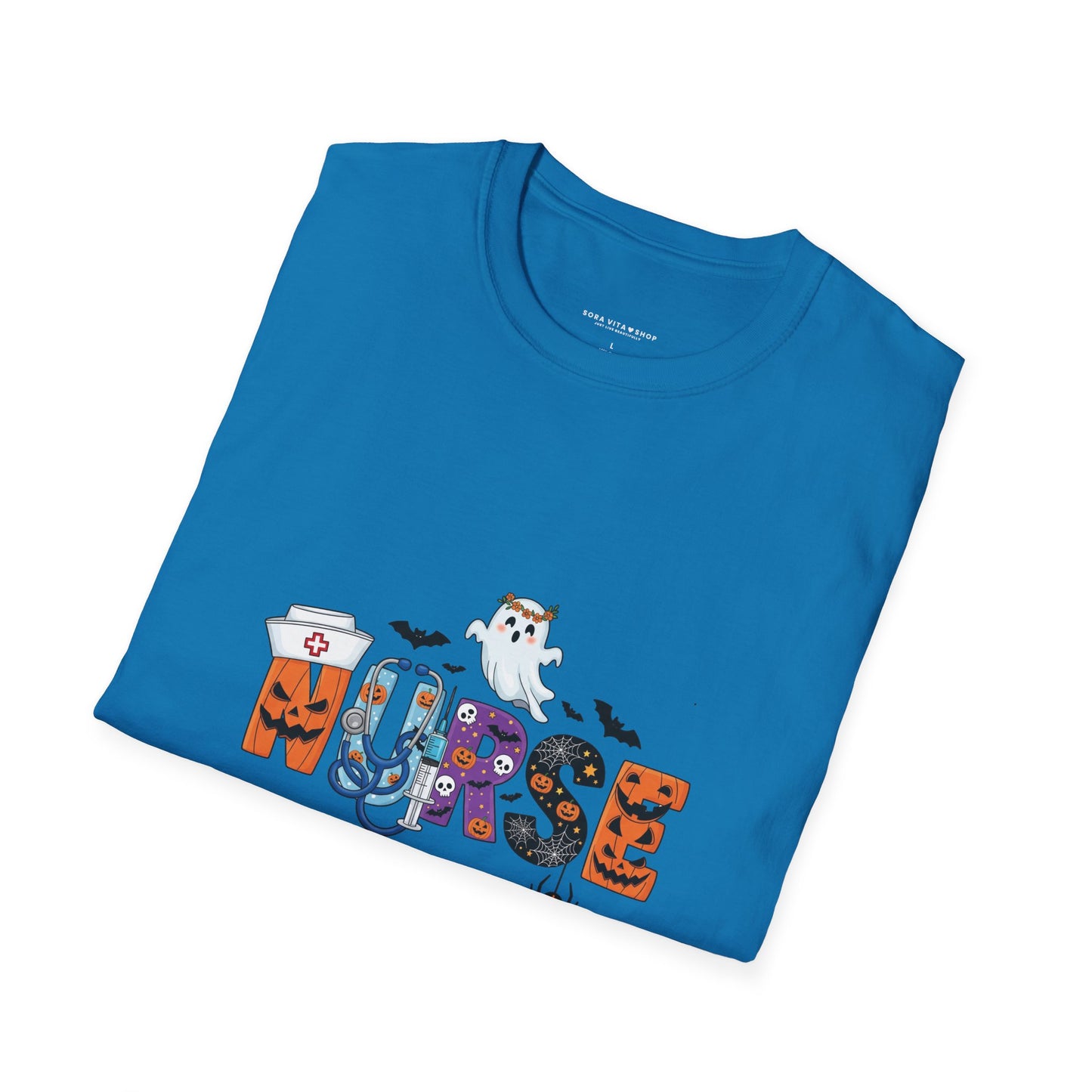 Halloween Ghost Graphic Tee – Spooky Season Unisex Shirt for Parties, Trick‑or‑Treating & Fall Fun