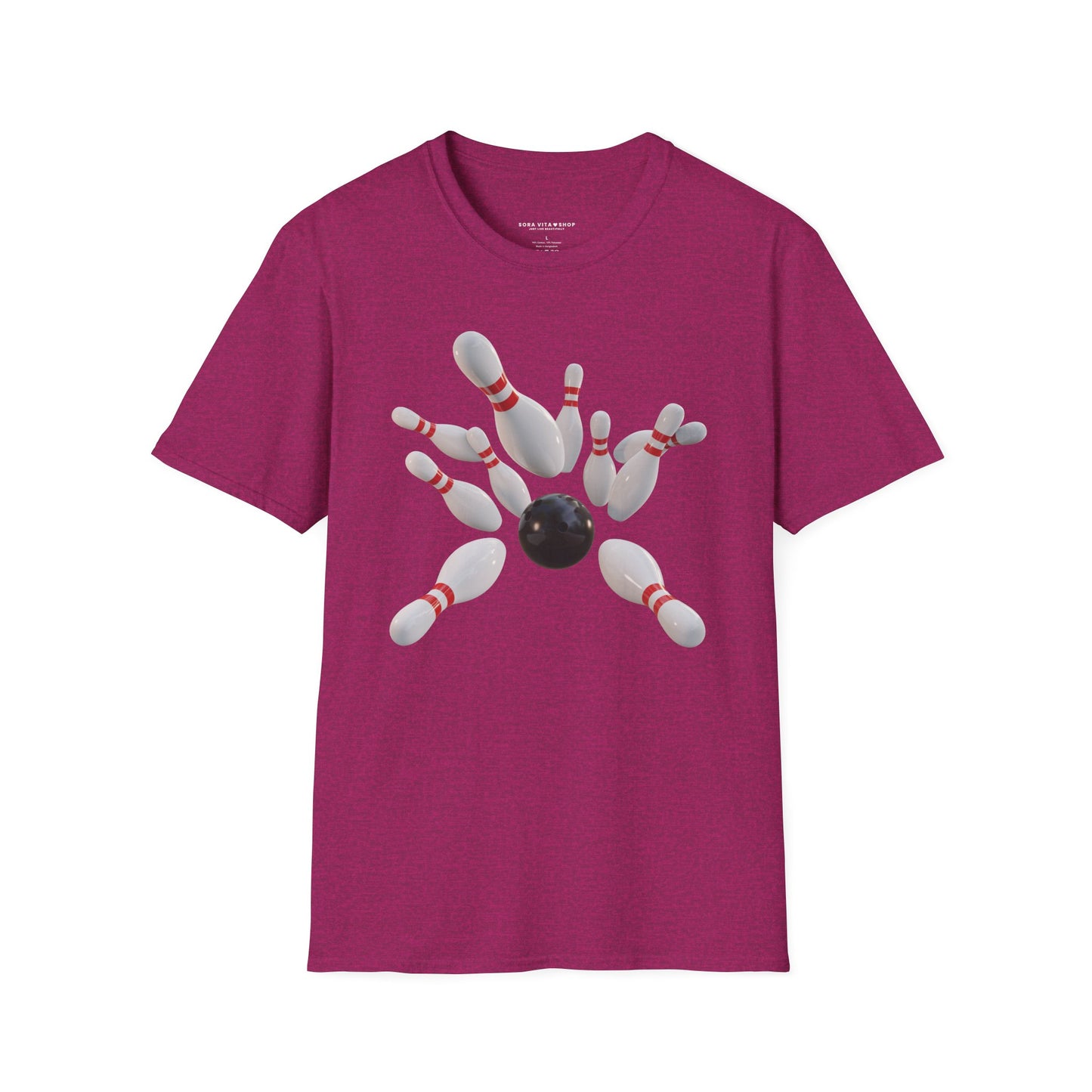 Bowling Fun Softstyle Tee – Playful Game Night Energy, All‑Day Comfort, Perfect Gift for Bowling Lovers & League Nights