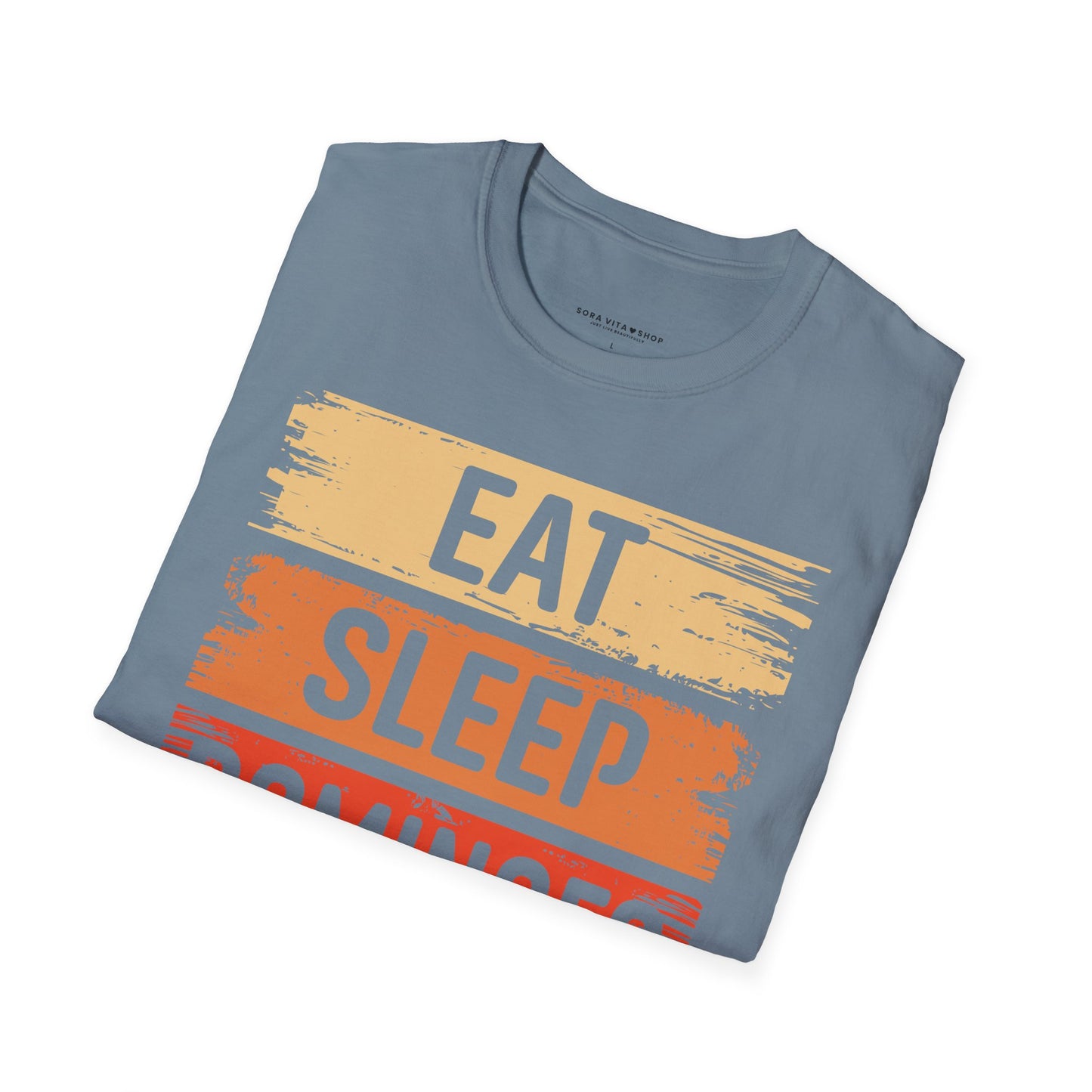 Eat Sleep Baseball Repeat T‑Shirt – Funny Baseball Lover Tee for Game Days, Players & Fans