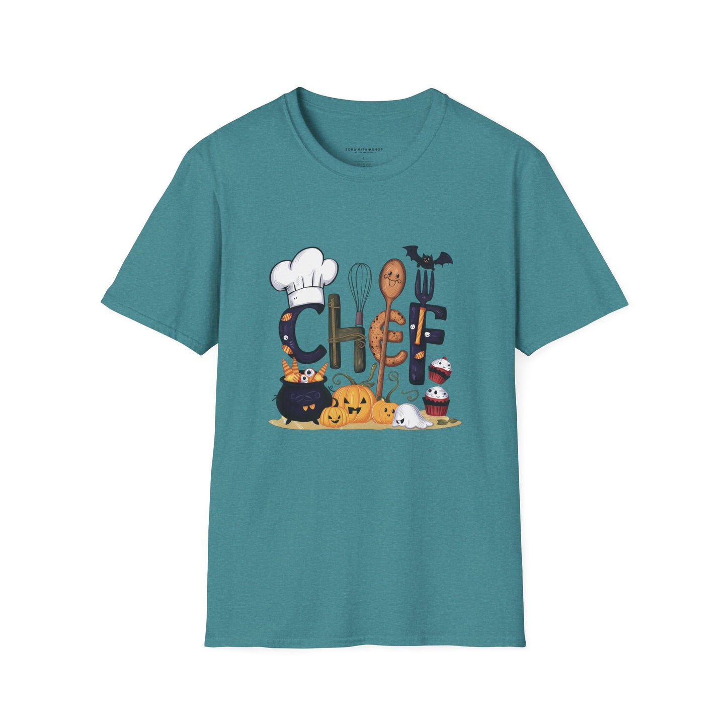 Halloween Chef Tee – Funny & Cute Cooking Shirt for Festive Food Lovers