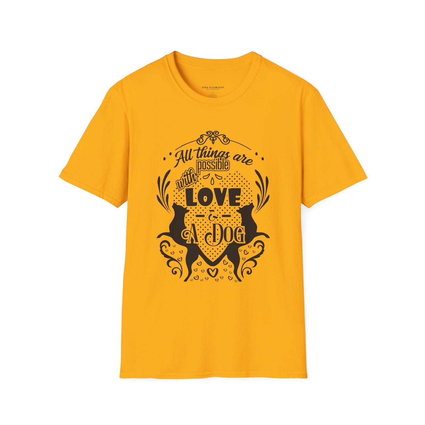 Dog Lover’s Quote Tee | Softstyle Comfort for Pet Parents, Dog Walkers & Everyday Animal Lovers
