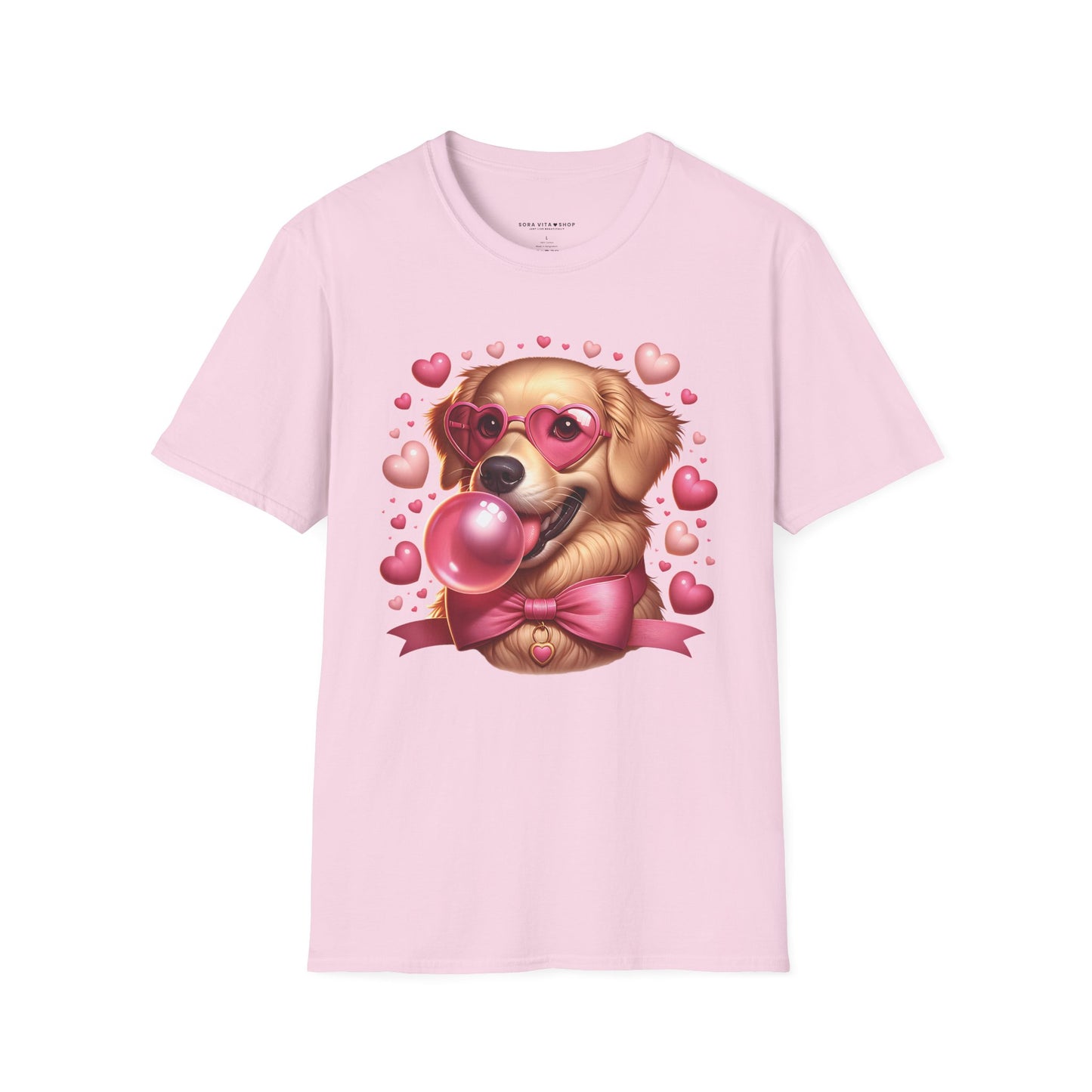 Golden Retriever Love Tee | Softstyle Comfort for Dog Lovers, Valentineās Day & Everyday Joy