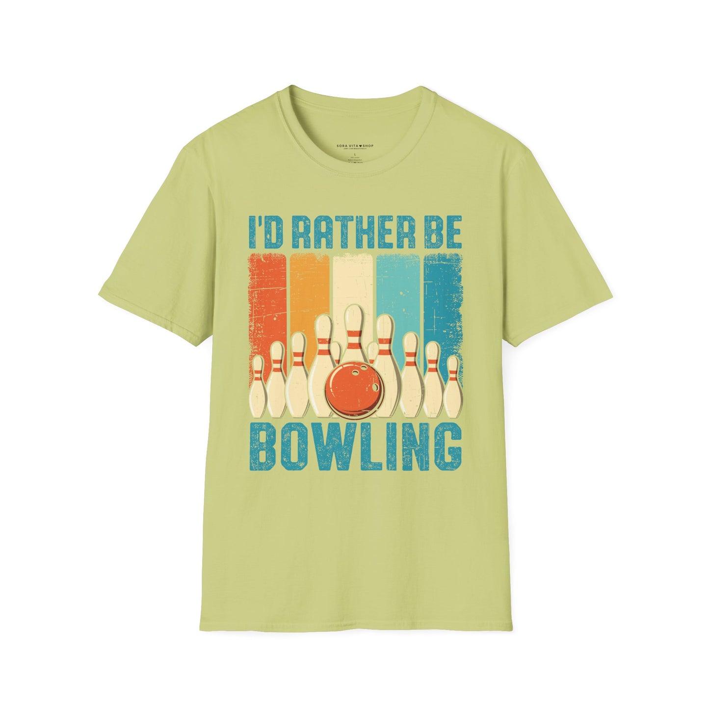 I’d Rather Be Bowling Softstyle Tee – All‑Day Comfort, Fun Game Night Vibes, Perfect Gift for Bowlers & League Legends