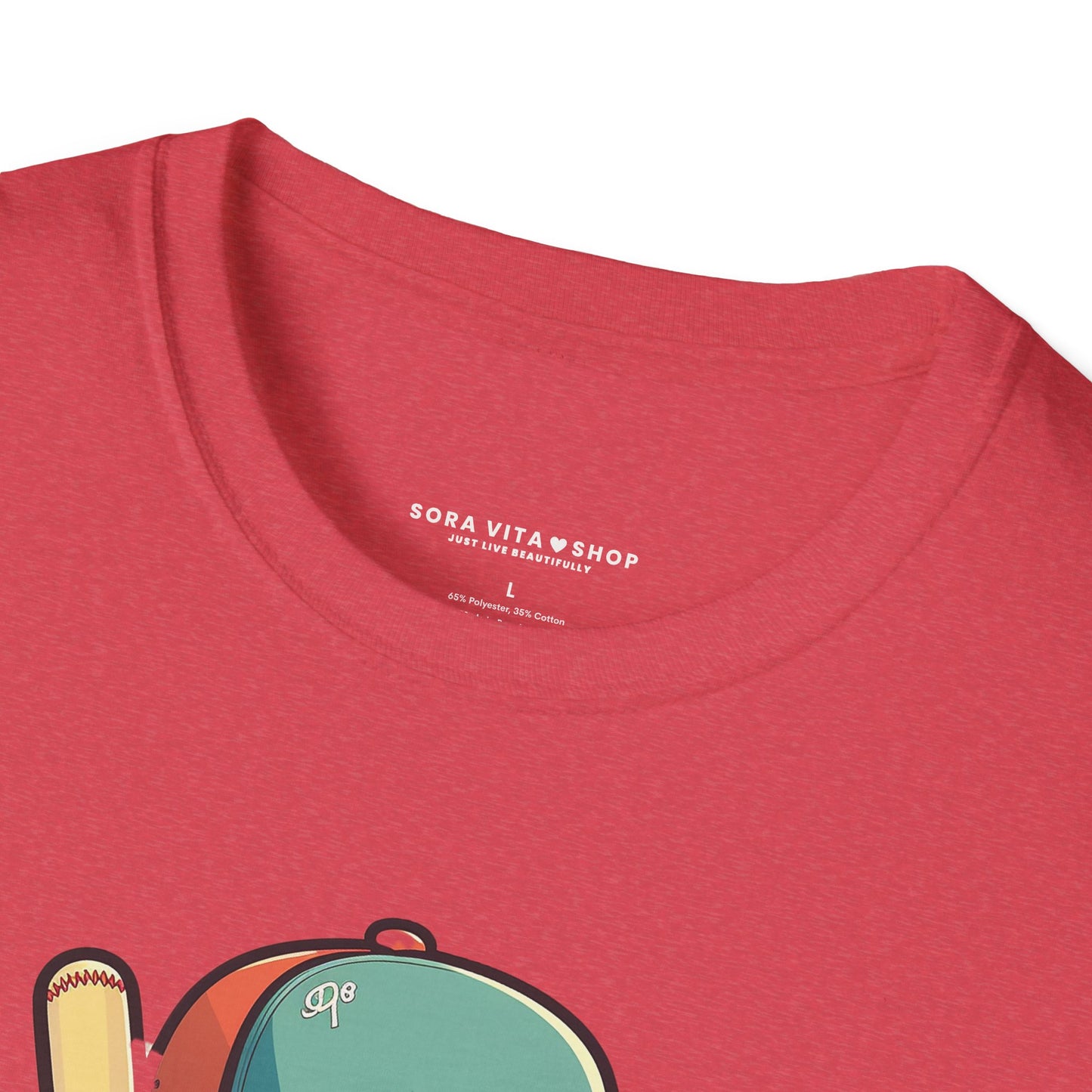 Playful Baseball Chick Softstyle Tee 🐥⚾ | Cute Unisex Comfort for Sports Lovers, Spring Fun & Everyday Style
