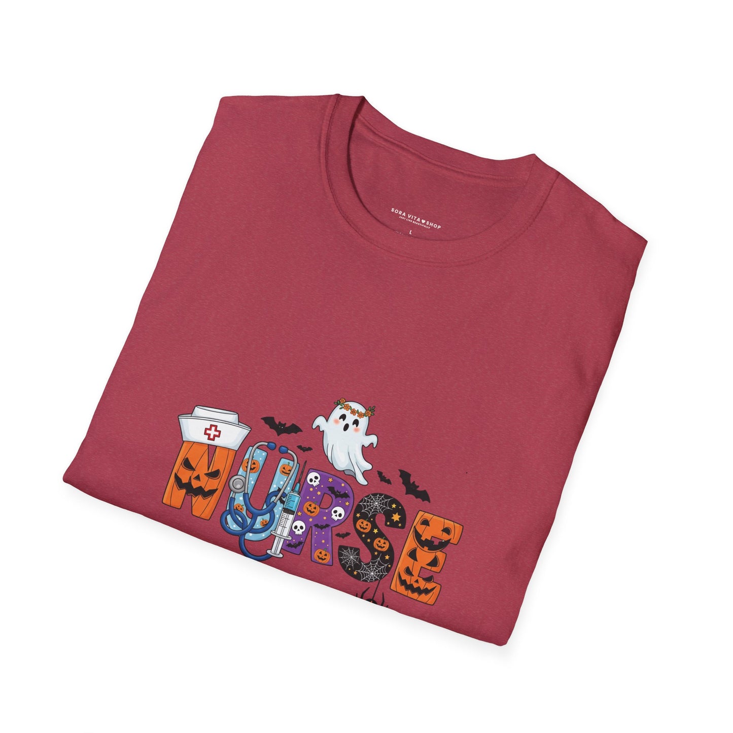 Halloween Ghost Graphic Tee – Spooky Season Unisex Shirt for Parties, Trick‑or‑Treating & Fall Fun