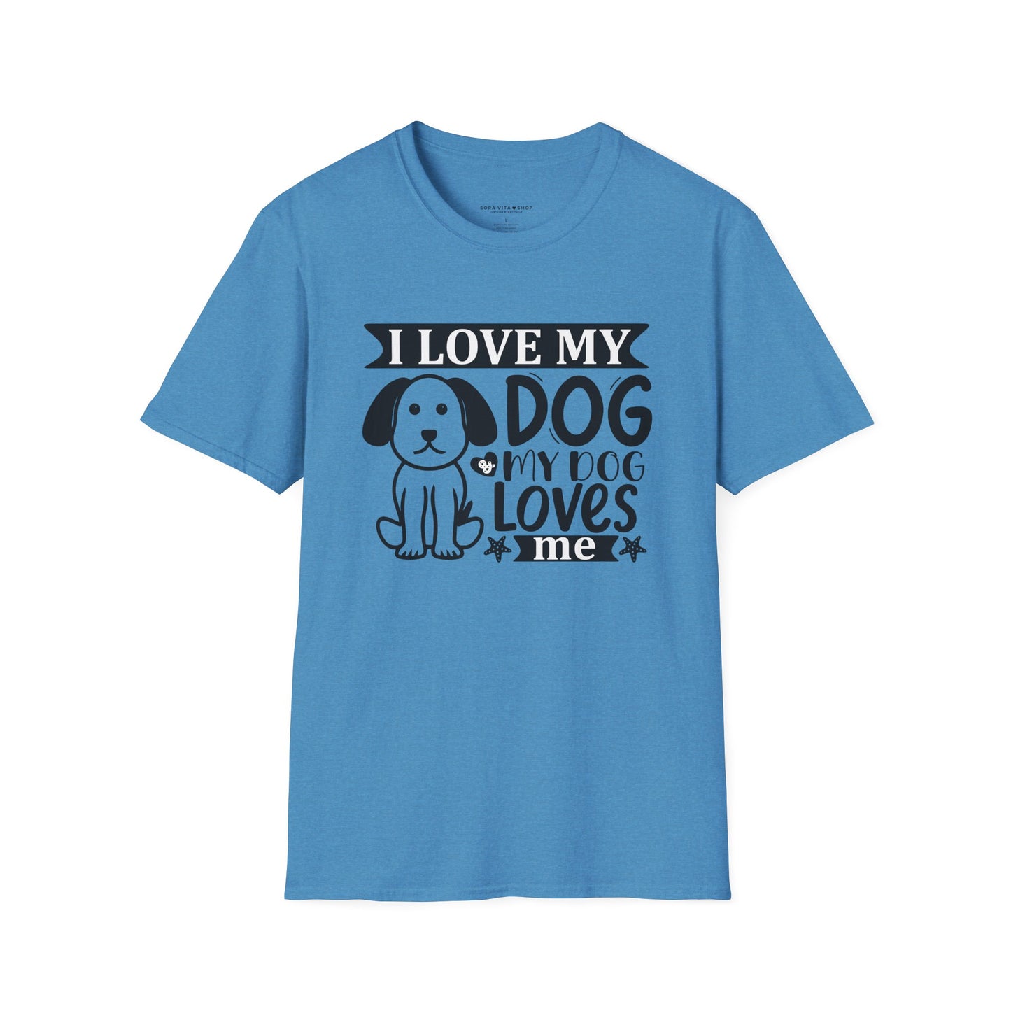 I Love My Dog Softstyle T‑Shirt | Cute Unisex Graphic Tee for Dog Moms, Pet Owners & Everyday Comfort
