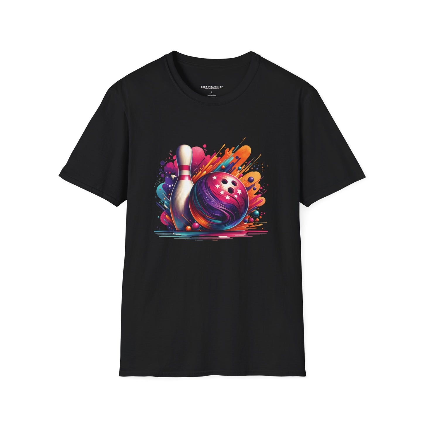Vibrant Bowling Softstyle Tee – Colorful Game Night Energy, All‑Day Comfort, Perfect Gift for Bowlers & Sports Fans