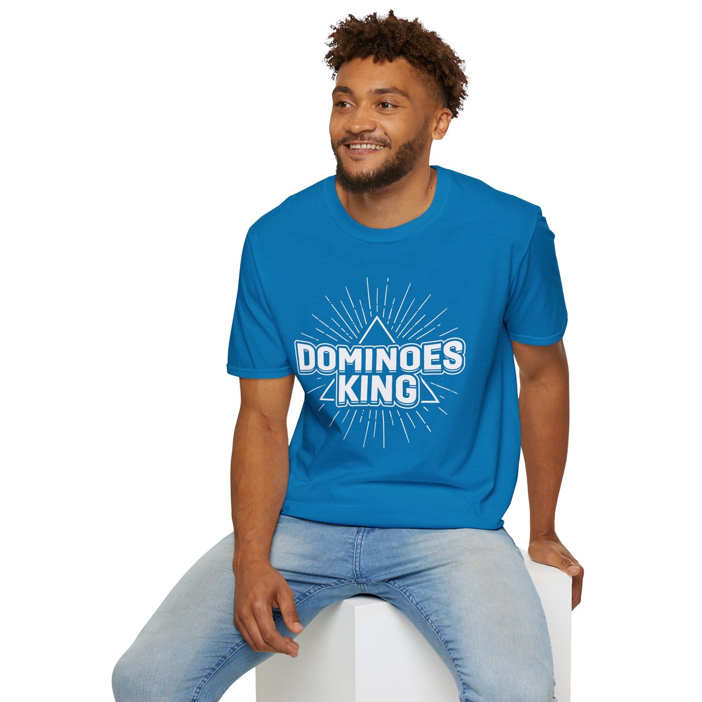 Dominoes King Softstyle Tee – Game Night Champion Style, All‑Day Comfort, Perfect Gift for Domino Lovers & Board Game Fans