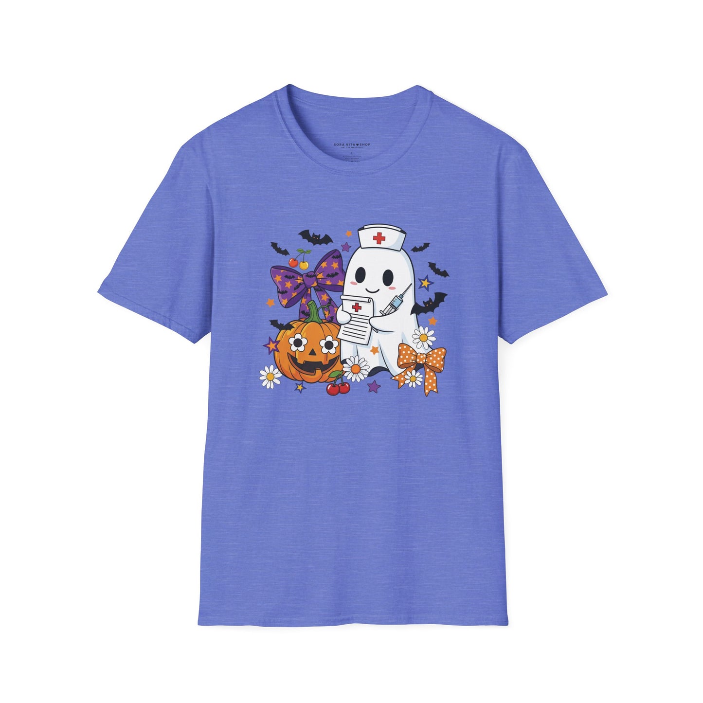 Halloween Ghost Tee – Cute & Spooky Unisex Shirt for Trick‑or‑Treat Fun and Fall Festivities
