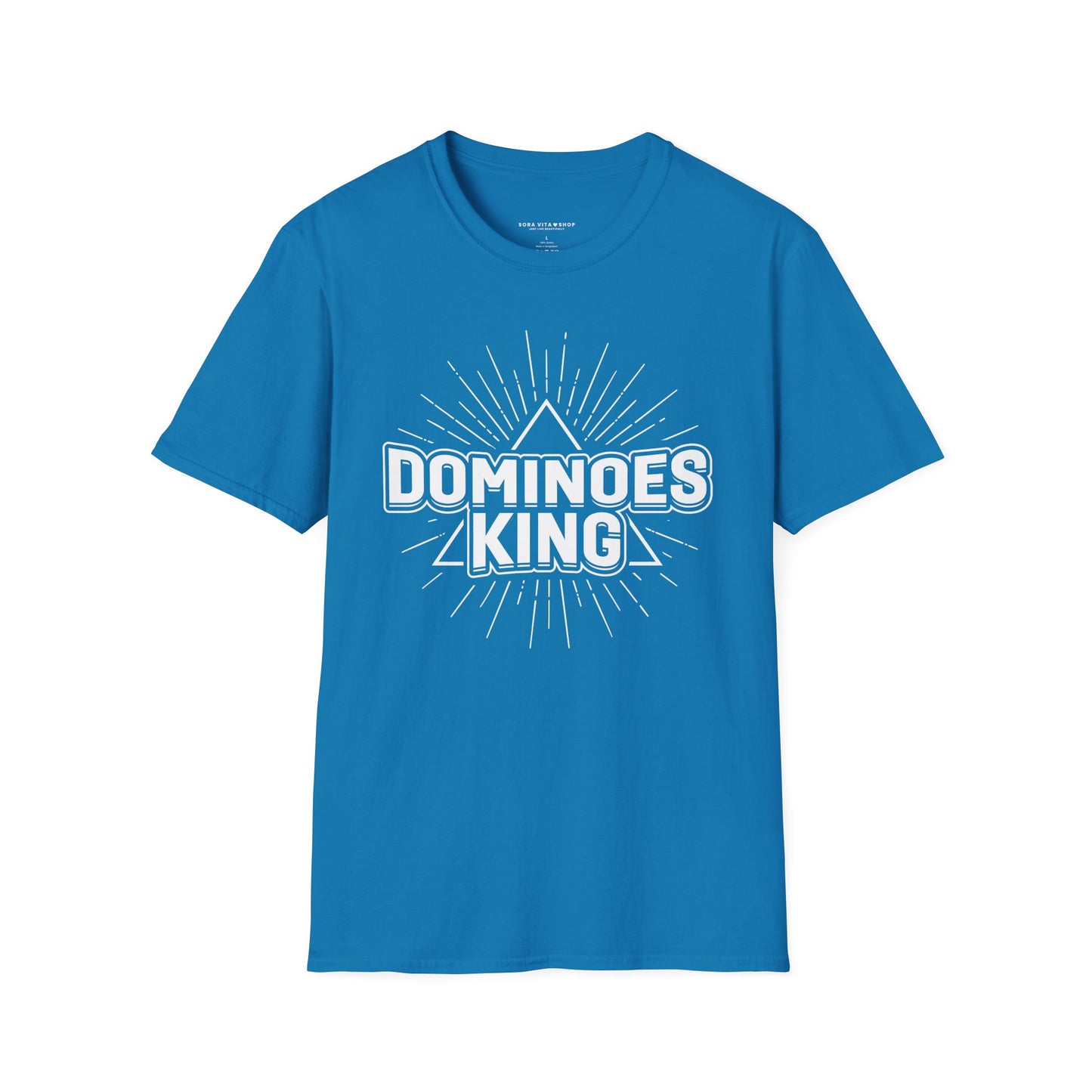 Dominoes King Softstyle Tee – Game Night Champion Style, All‑Day Comfort, Perfect Gift for Domino Lovers & Board Game Fans