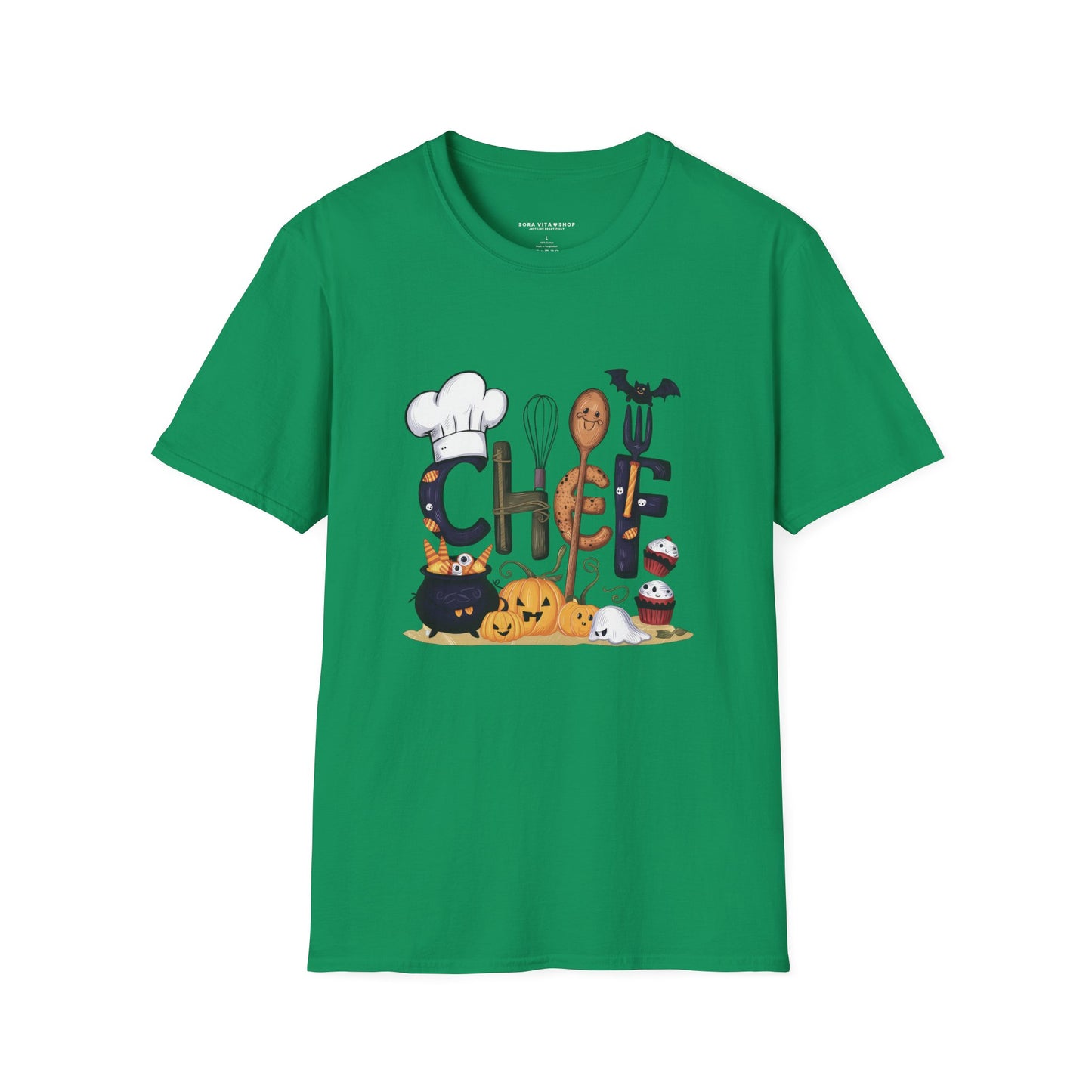 Halloween Chef Tee – Funny & Cute Cooking Shirt for Festive Food Lovers