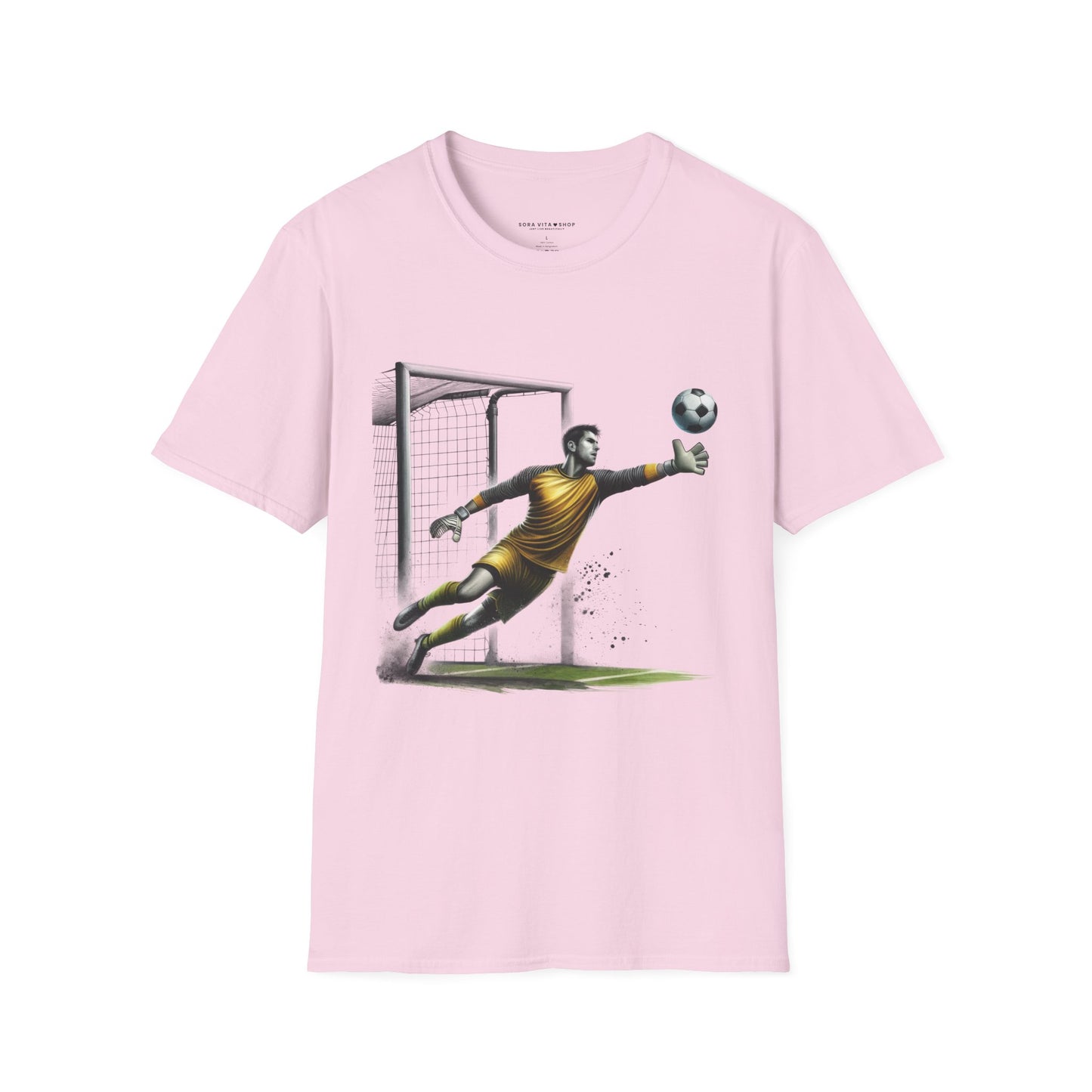 Goalkeeper Soccer Softstyle Tee – Bold Game‑Day Energy, All‑Day Comfort, Perfect Gift for Football Fans & Sports Lovers