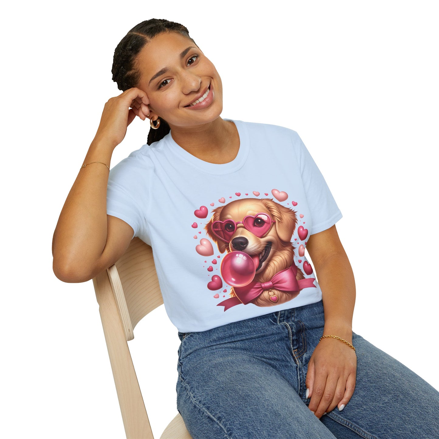 Golden Retriever Love Tee | Softstyle Comfort for Dog Lovers, Valentineās Day & Everyday Joy