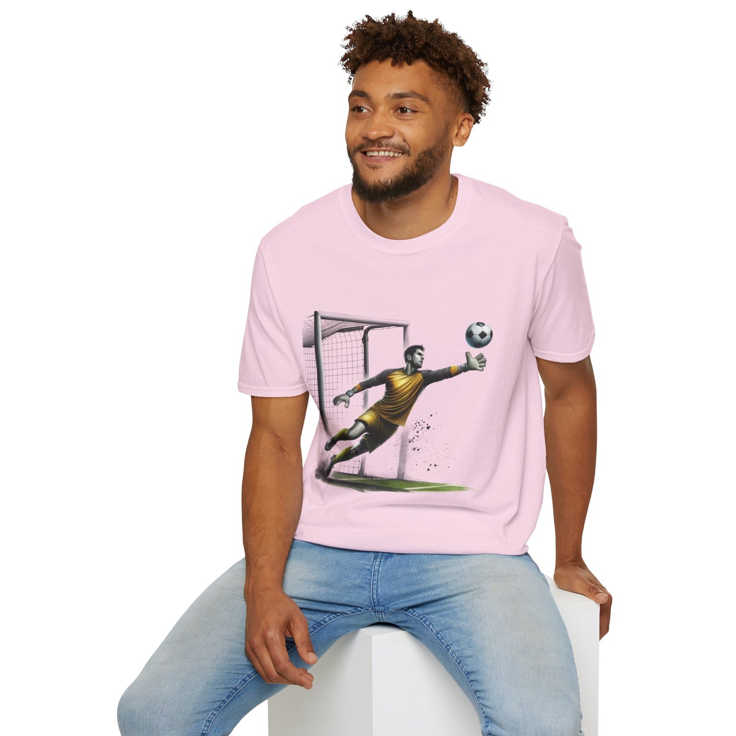 Goalkeeper Soccer Softstyle Tee – Bold Game‑Day Energy, All‑Day Comfort, Perfect Gift for Football Fans & Sports Lovers