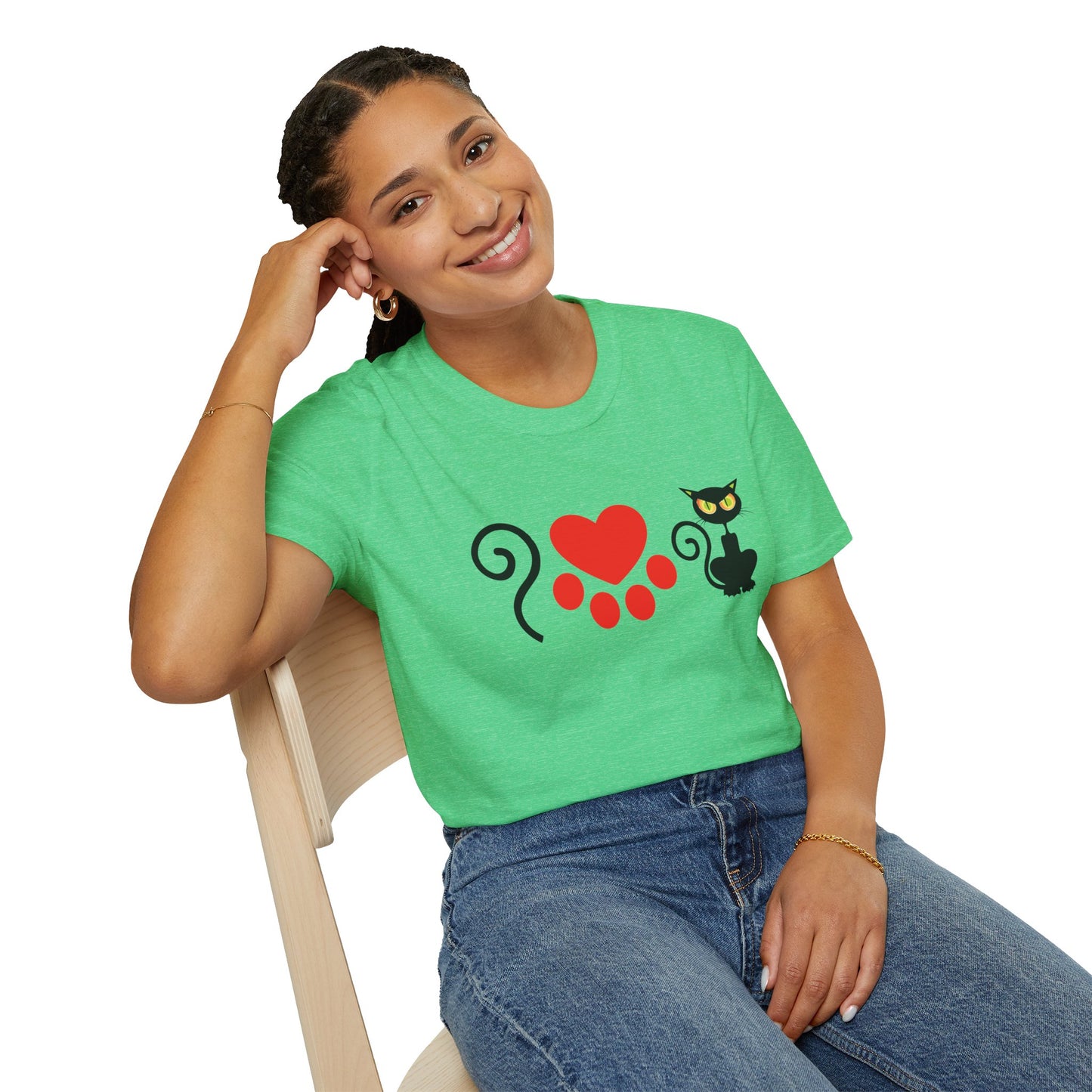 Cute Cat Lover Tee | Cozy Softstyle Shirt for Pet Adoption Fans & Animal Advocates
