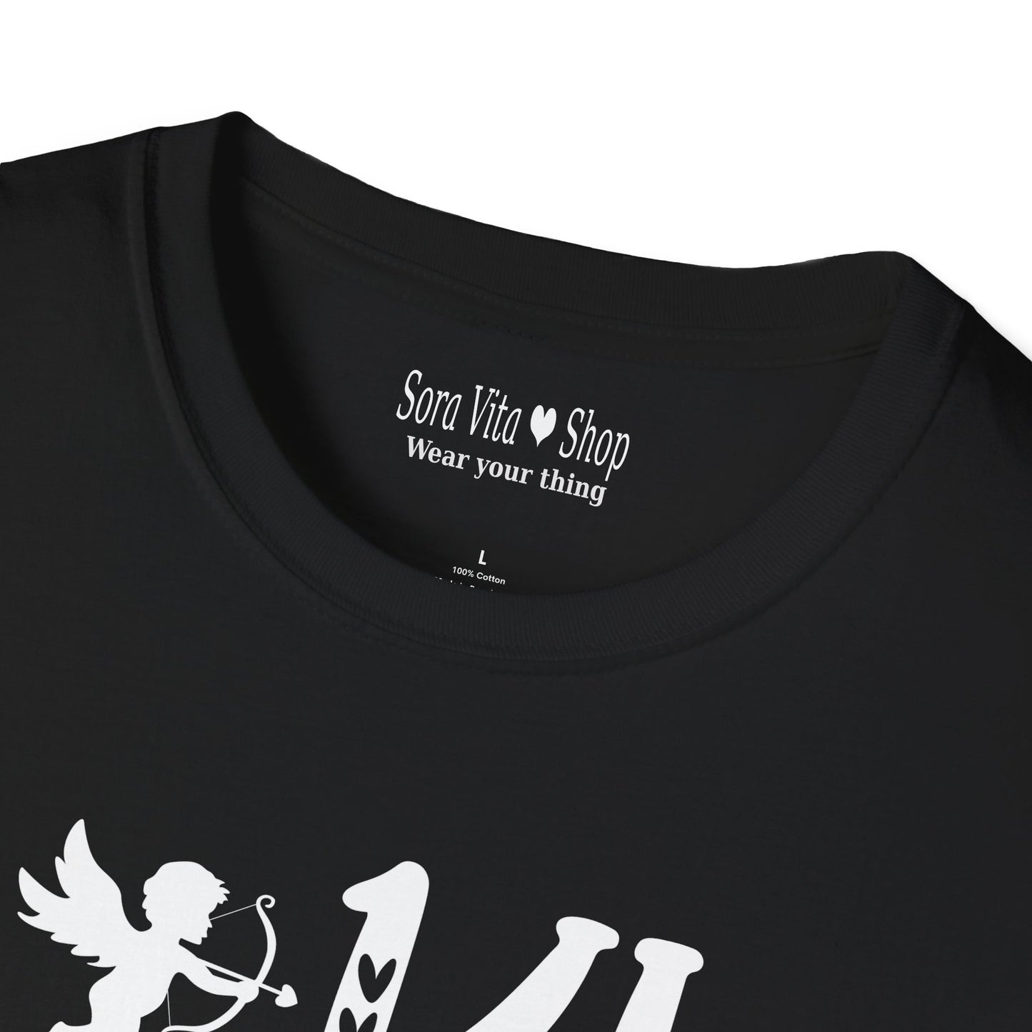 Personalized Cupid Heart February 14 Identity Tee