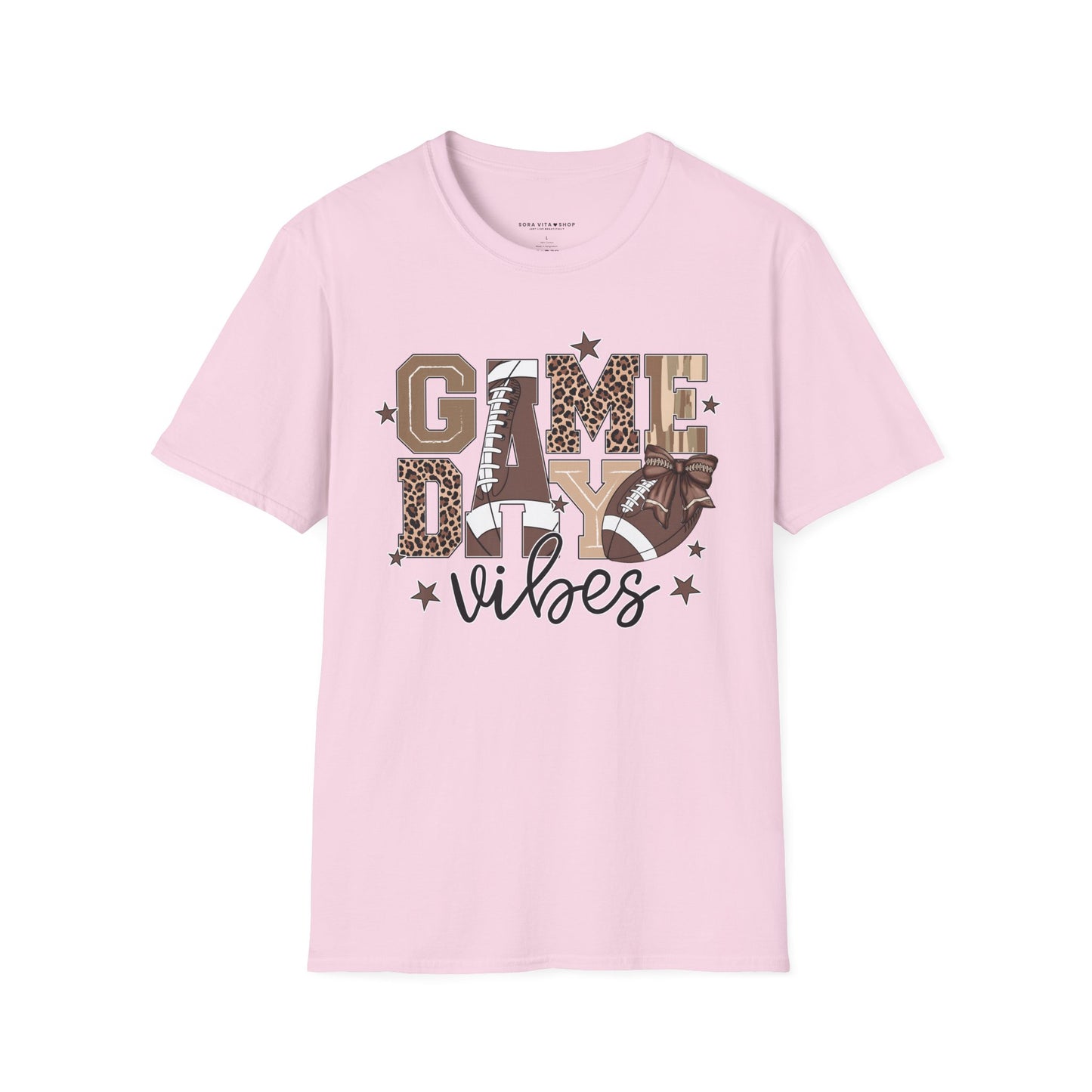 Game Day Vibes Softstyle Tee – All‑Day Comfort, Bold Team Spirit, Perfect for Tailgates, Watch Parties & Sports Fans