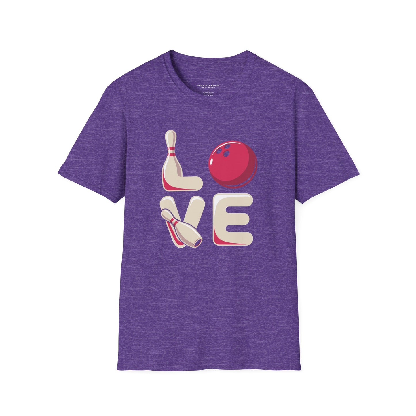 Bowling Love Softstyle Tee – All‑Day Comfort, Fun Game Night Energy, Perfect Gift for Bowlers & League Fans