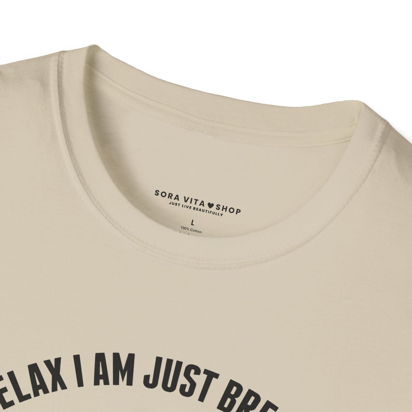 Funny Billiards T‑Shirt | “Relax I’m Just Breaking Your Balls” Unisex Softstyle Tee for Pool Players & Game Night Style