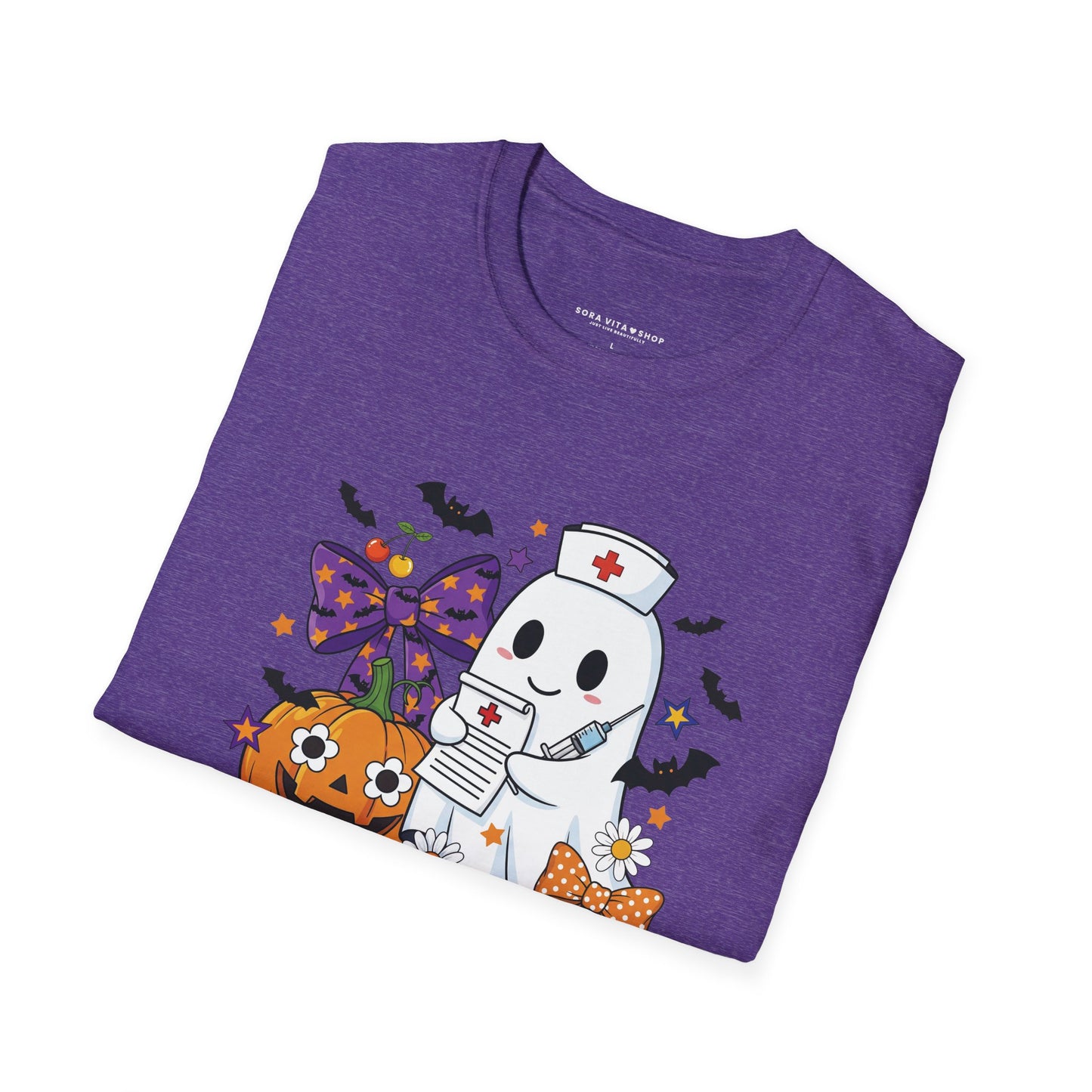 Halloween Ghost Tee – Cute & Spooky Unisex Shirt for Trick‑or‑Treat Fun and Fall Festivities