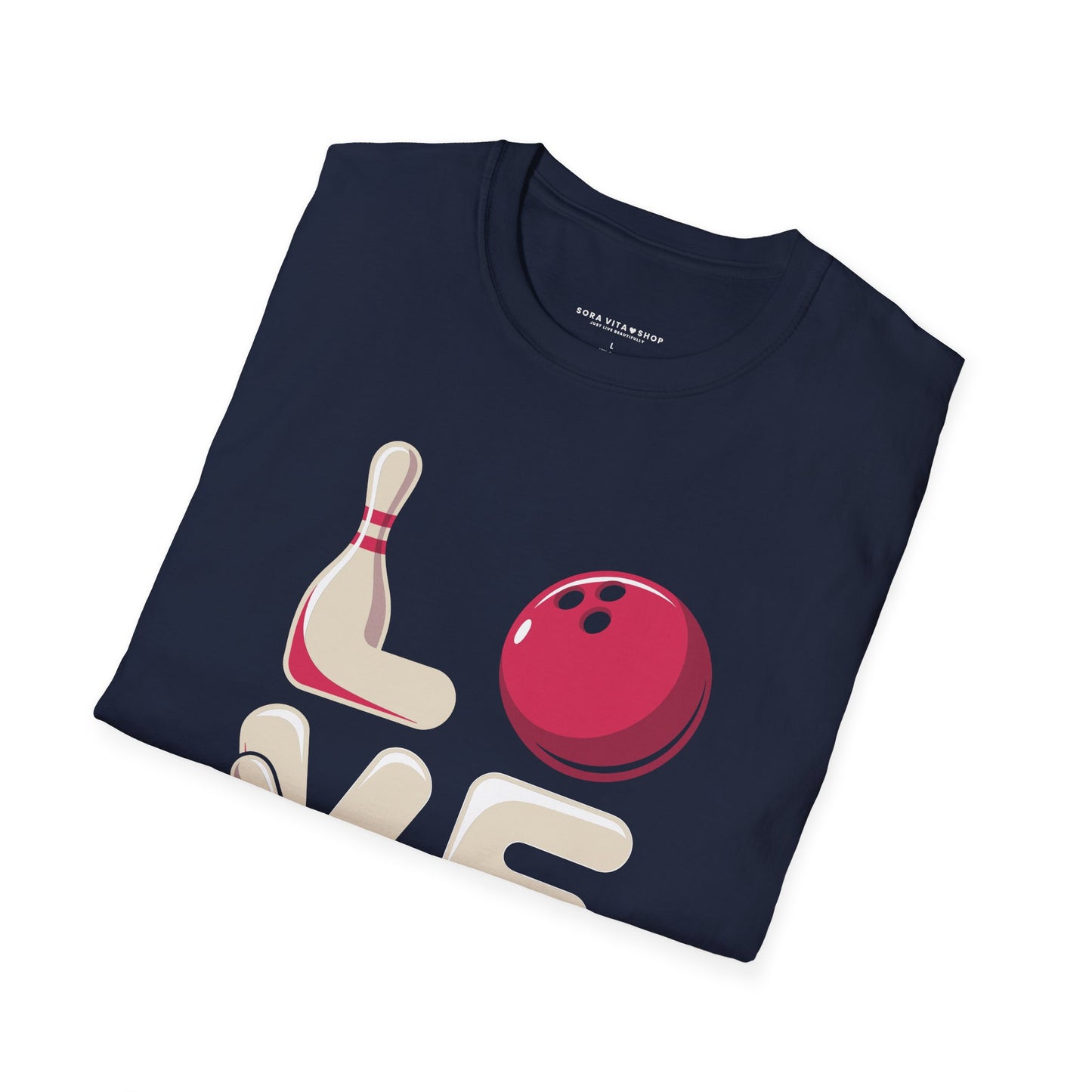Bowling Love Softstyle Tee – All‑Day Comfort, Fun Game Night Energy, Perfect Gift for Bowlers & League Fans