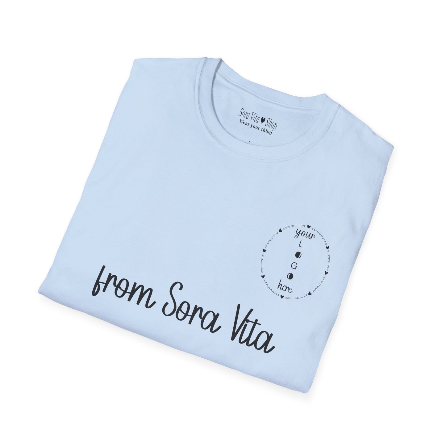 Sora Vita Custom Brand Identity Circle Logo Tee
