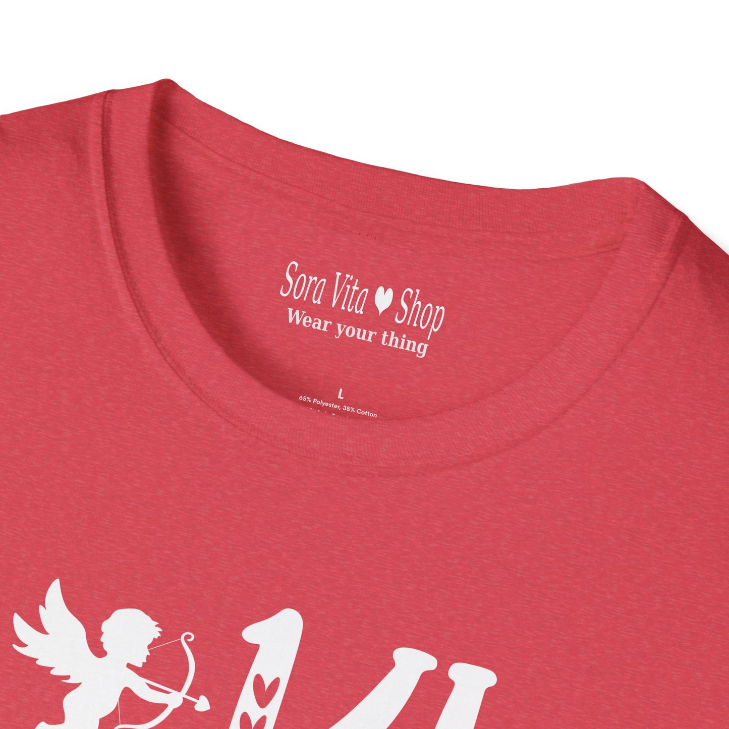 Personalized Cupid Heart February 14 Identity Tee