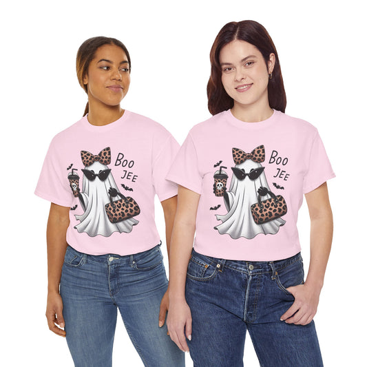 Boo Jee Halloween Tee – Playful Ghost Design & All‑Day Comfort for Spooky Season