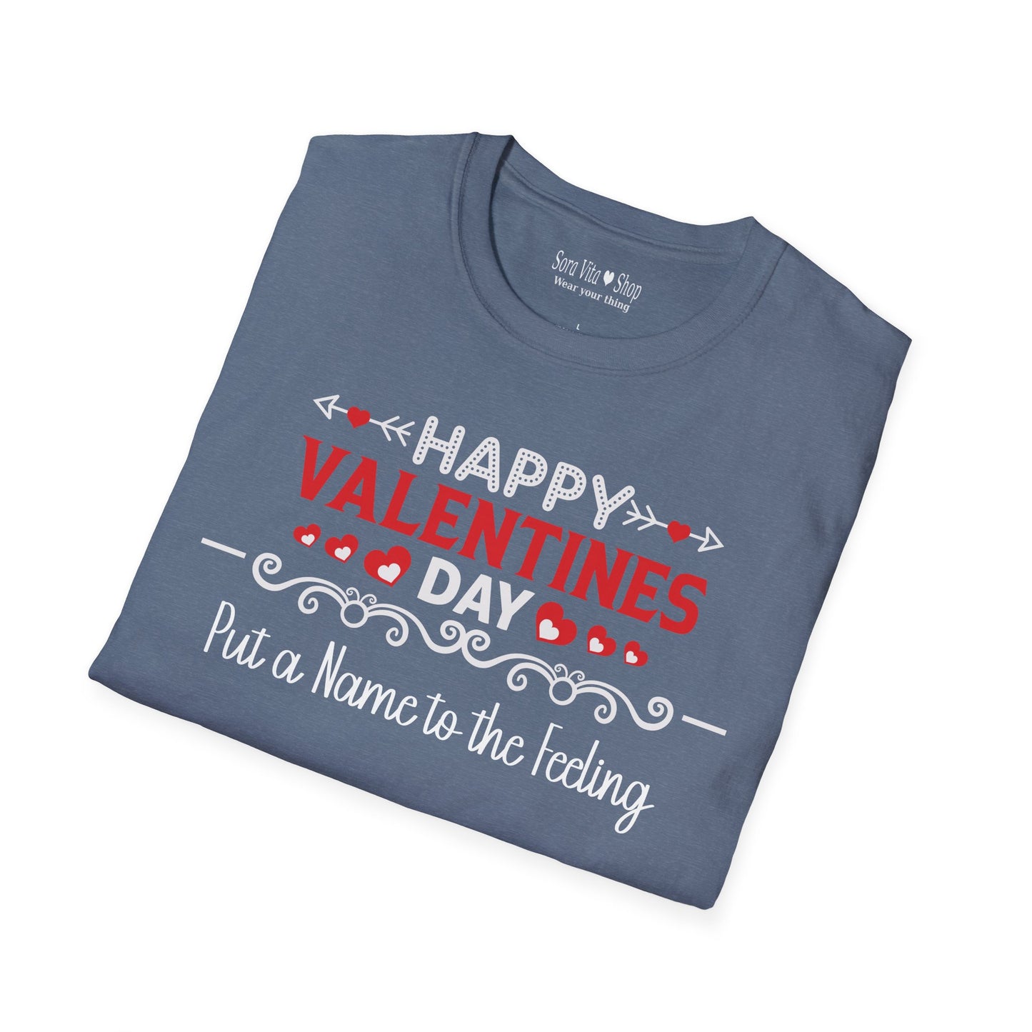 Personalized Happy Valentines Day Identity Tee