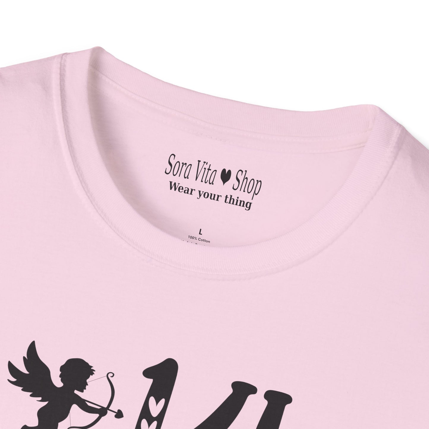 Personalized Cupid Heart February 14 Identity Tee