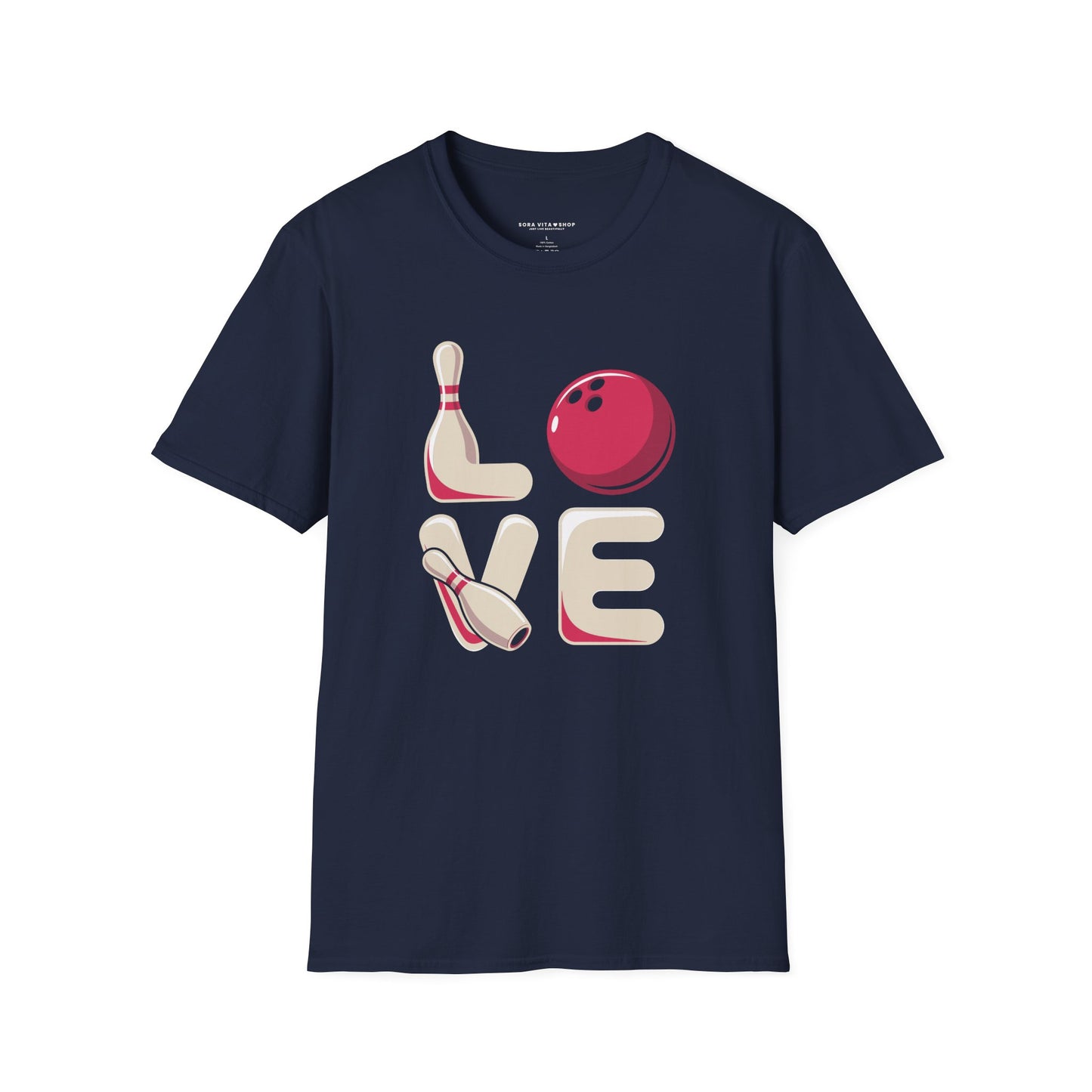 Bowling Love Softstyle Tee – All‑Day Comfort, Fun Game Night Energy, Perfect Gift for Bowlers & League Fans