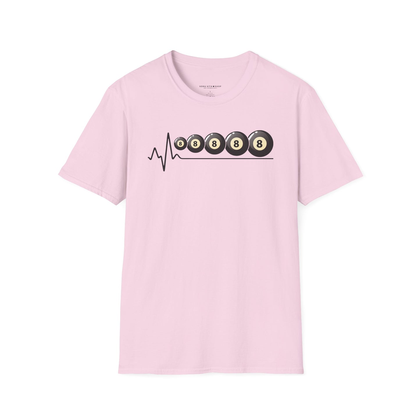 Billiards Pool Hall T‑Shirt | Unisex Softstyle Tee for Gamers, Casual Nights & Everyday Comfort