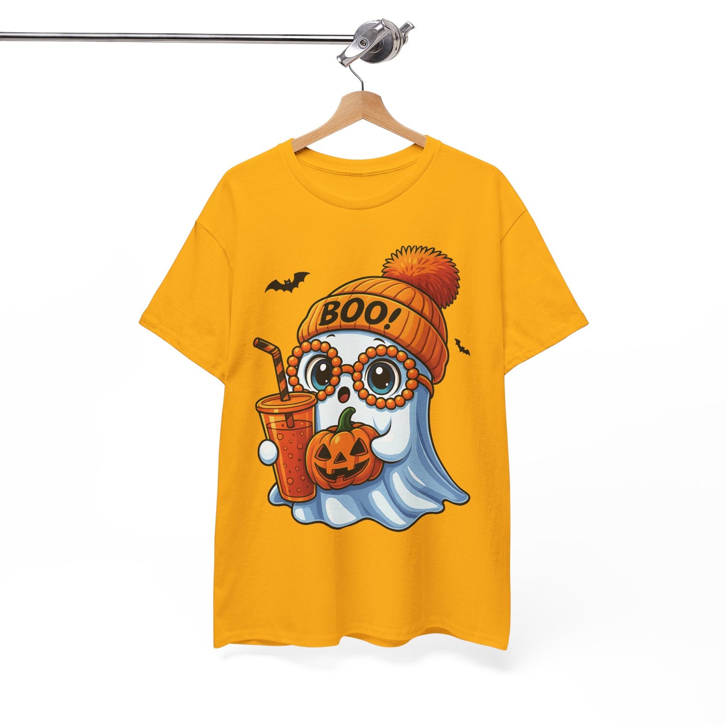 Boo‑tiful Ghost Halloween Tee 👻 | Spooky‑Cute Unisex Heavy Cotton Comfort for Fall Fun & Festive Vibes