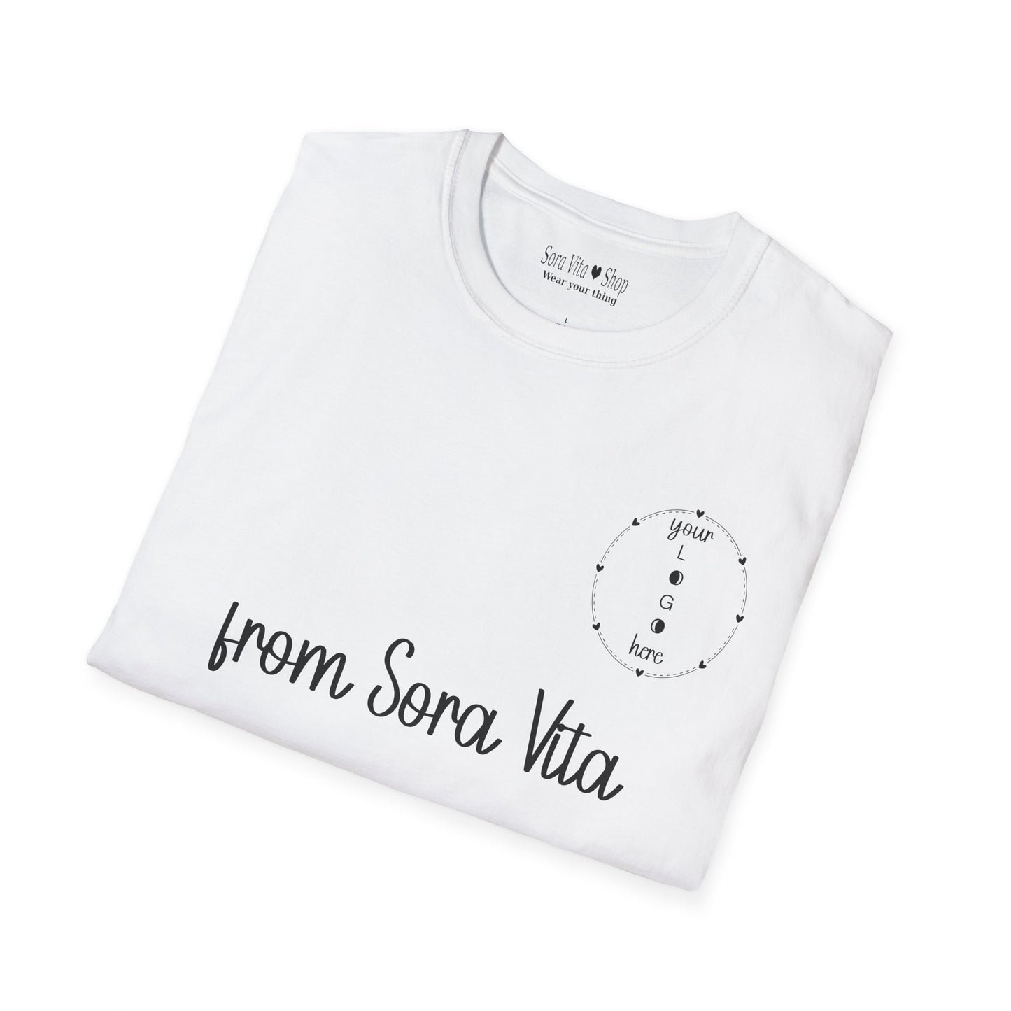 Sora Vita Custom Brand Identity Circle Logo Tee
