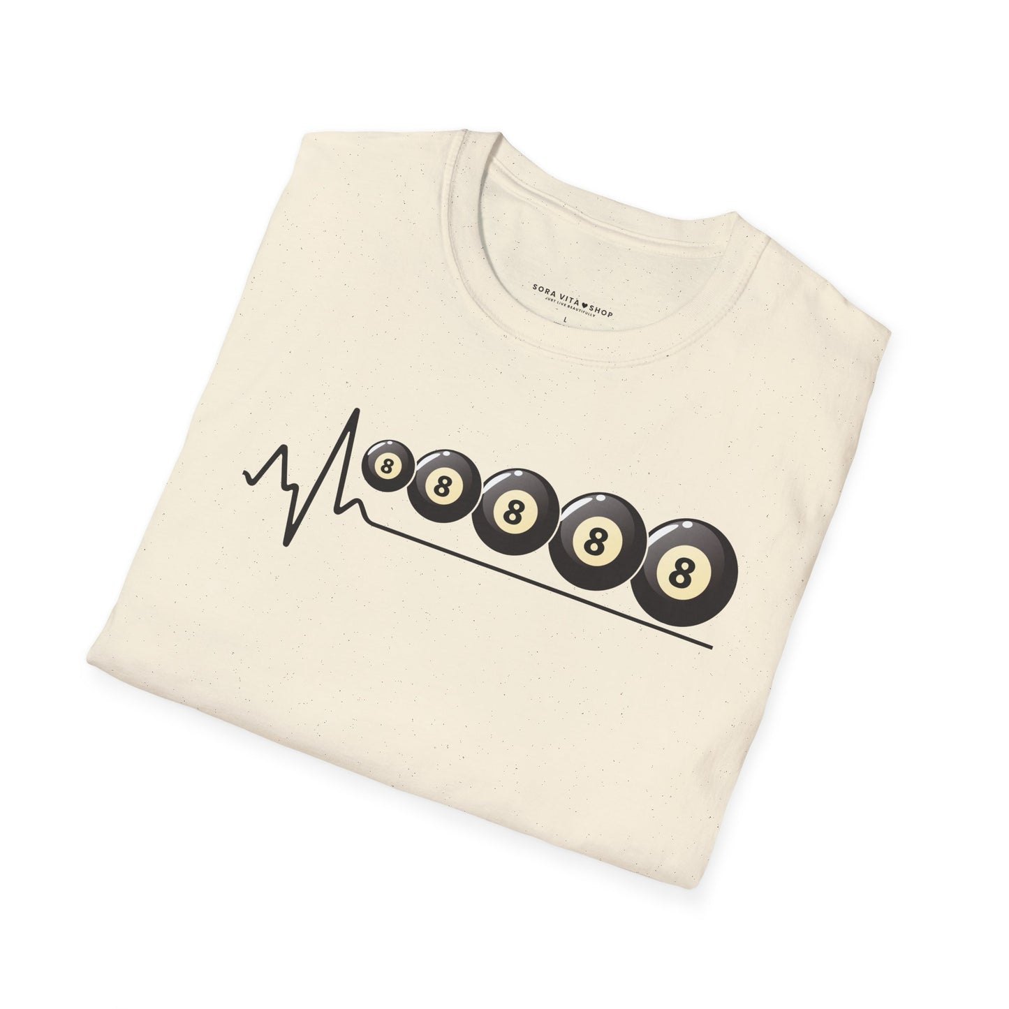 Billiards Pool Hall T‑Shirt | Unisex Softstyle Tee for Gamers, Casual Nights & Everyday Comfort