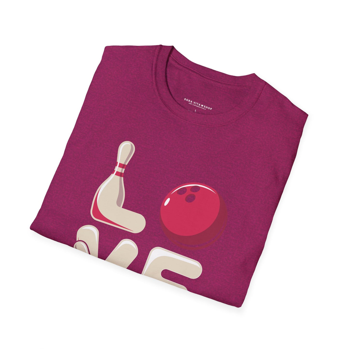 Bowling Love Softstyle Tee – All‑Day Comfort, Fun Game Night Energy, Perfect Gift for Bowlers & League Fans