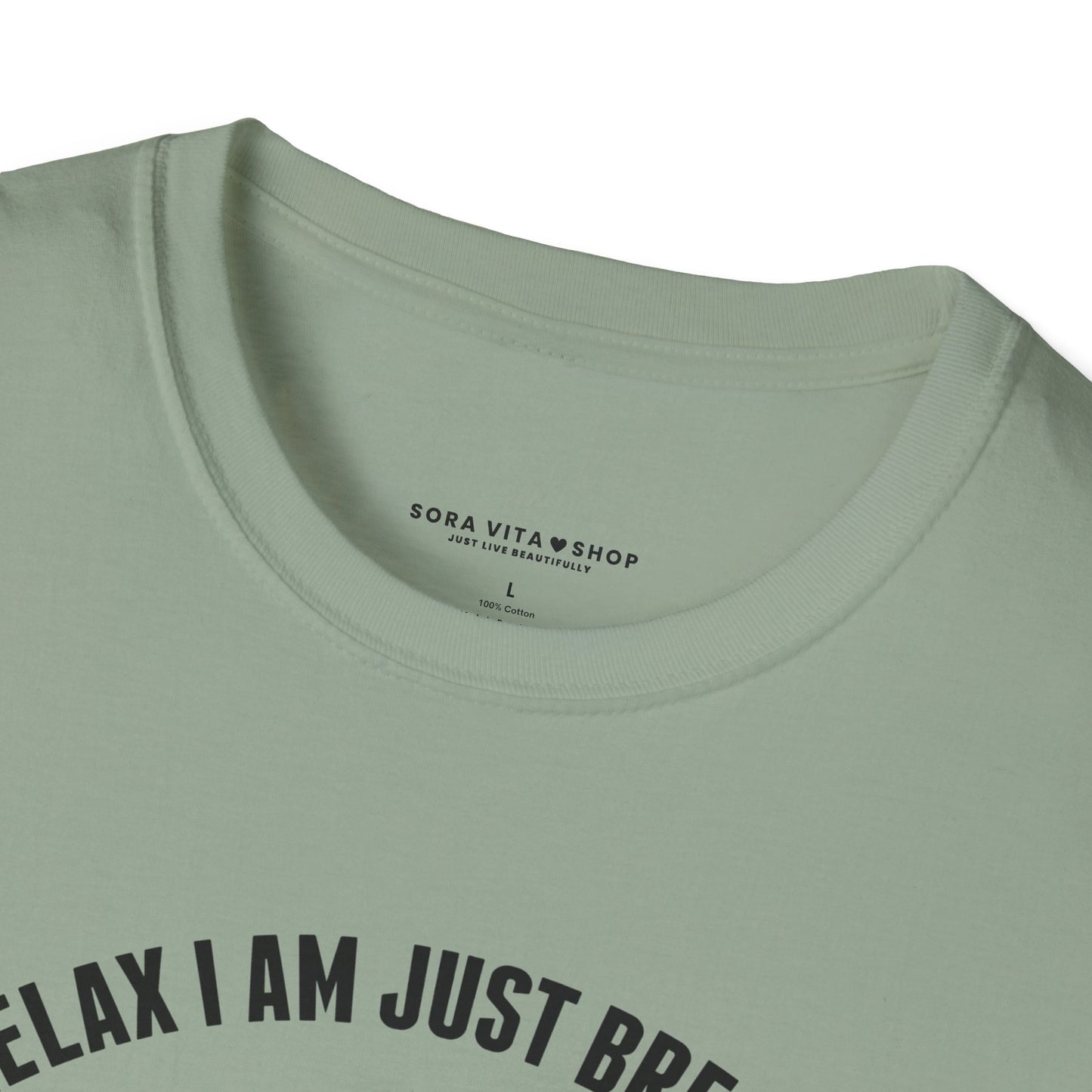 Funny Billiards T‑Shirt | “Relax I’m Just Breaking Your Balls” Unisex Softstyle Tee for Pool Players & Game Night Style