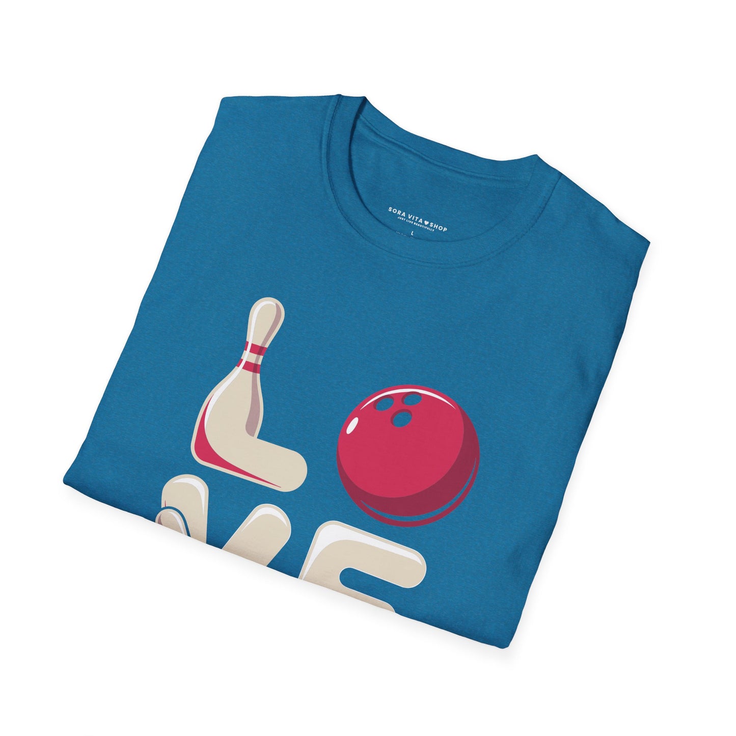 Bowling Love Softstyle Tee – All‑Day Comfort, Fun Game Night Energy, Perfect Gift for Bowlers & League Fans