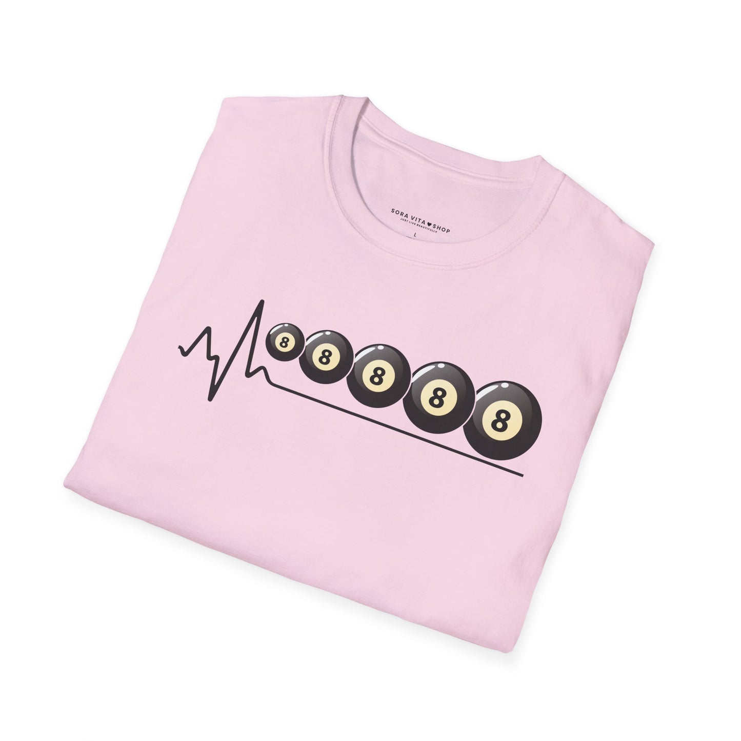 Billiards Pool Hall T‑Shirt | Unisex Softstyle Tee for Gamers, Casual Nights & Everyday Comfort