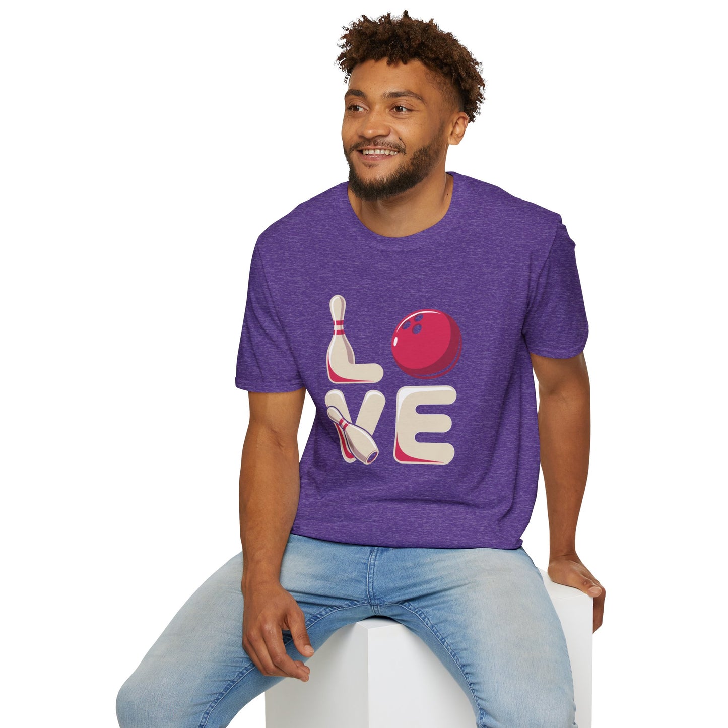 Bowling Love Softstyle Tee – All‑Day Comfort, Fun Game Night Energy, Perfect Gift for Bowlers & League Fans