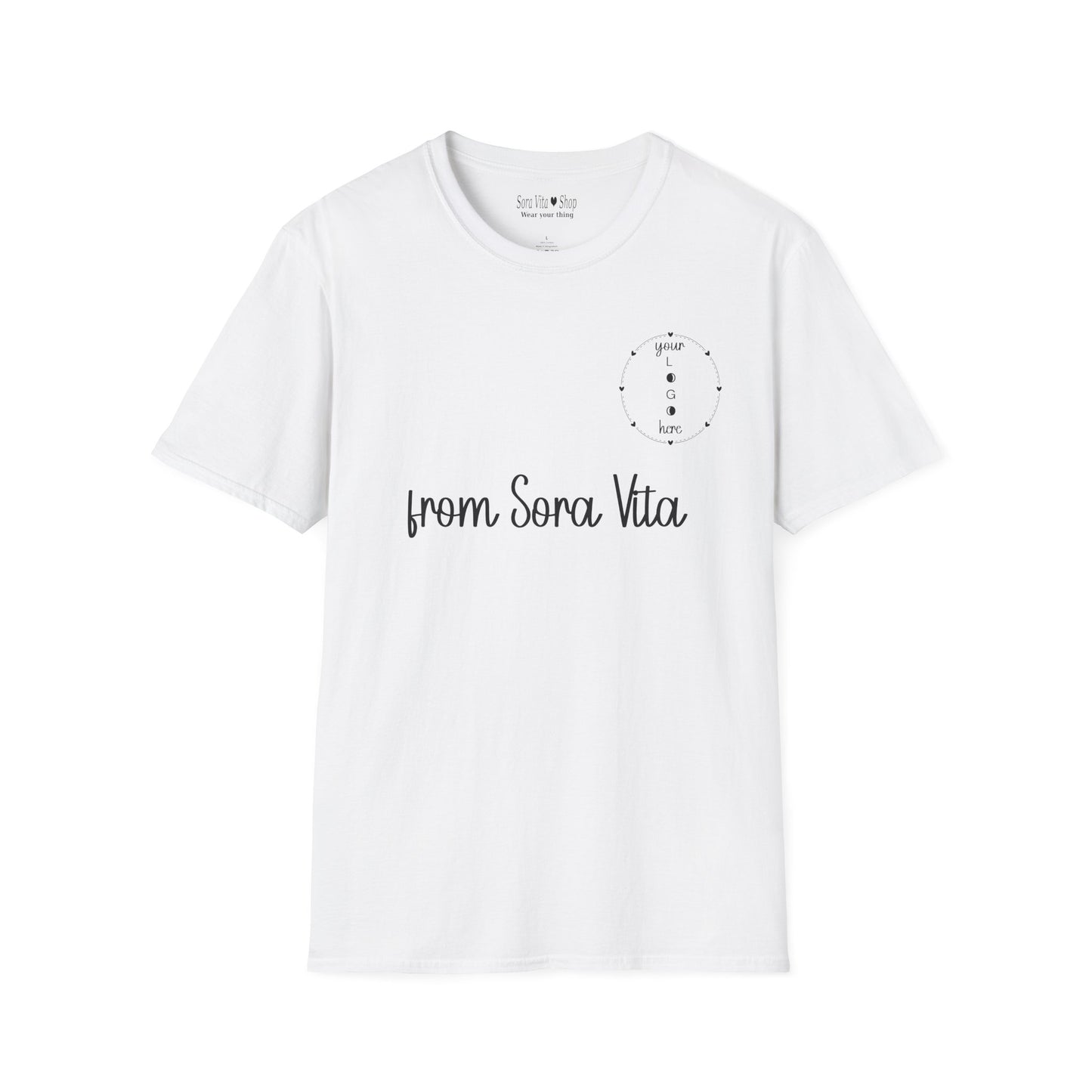 Sora Vita Custom Brand Identity Circle Logo Tee