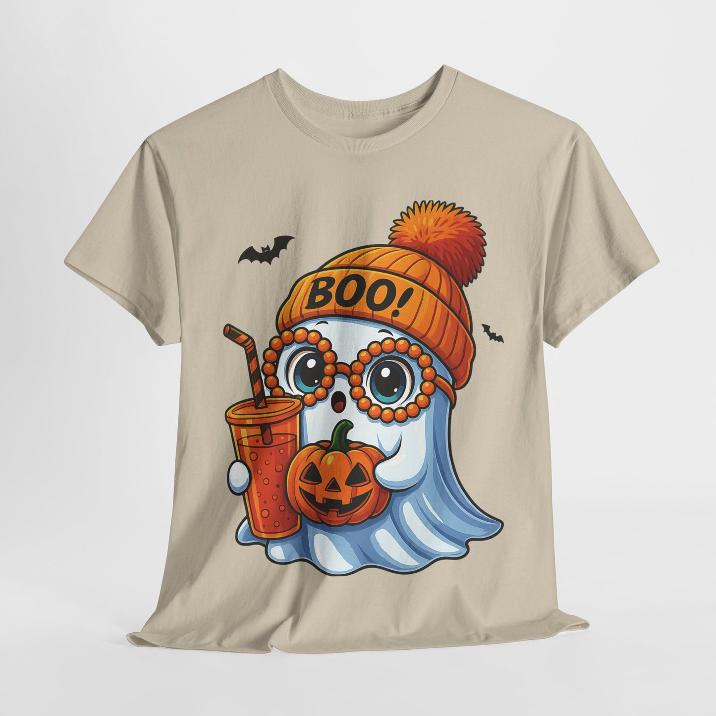 Boo‑tiful Ghost Halloween Tee 👻 | Spooky‑Cute Unisex Heavy Cotton Comfort for Fall Fun & Festive Vibes