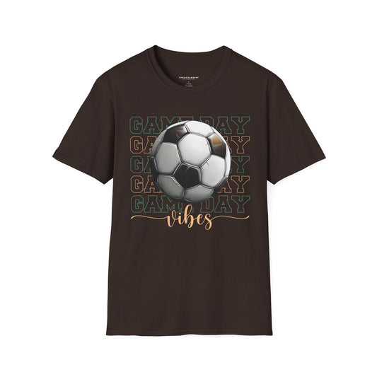Game Day Vibes T‑Shirt – Soccer Fan Tee for Match Day Energy, Comfort & Team Spirit